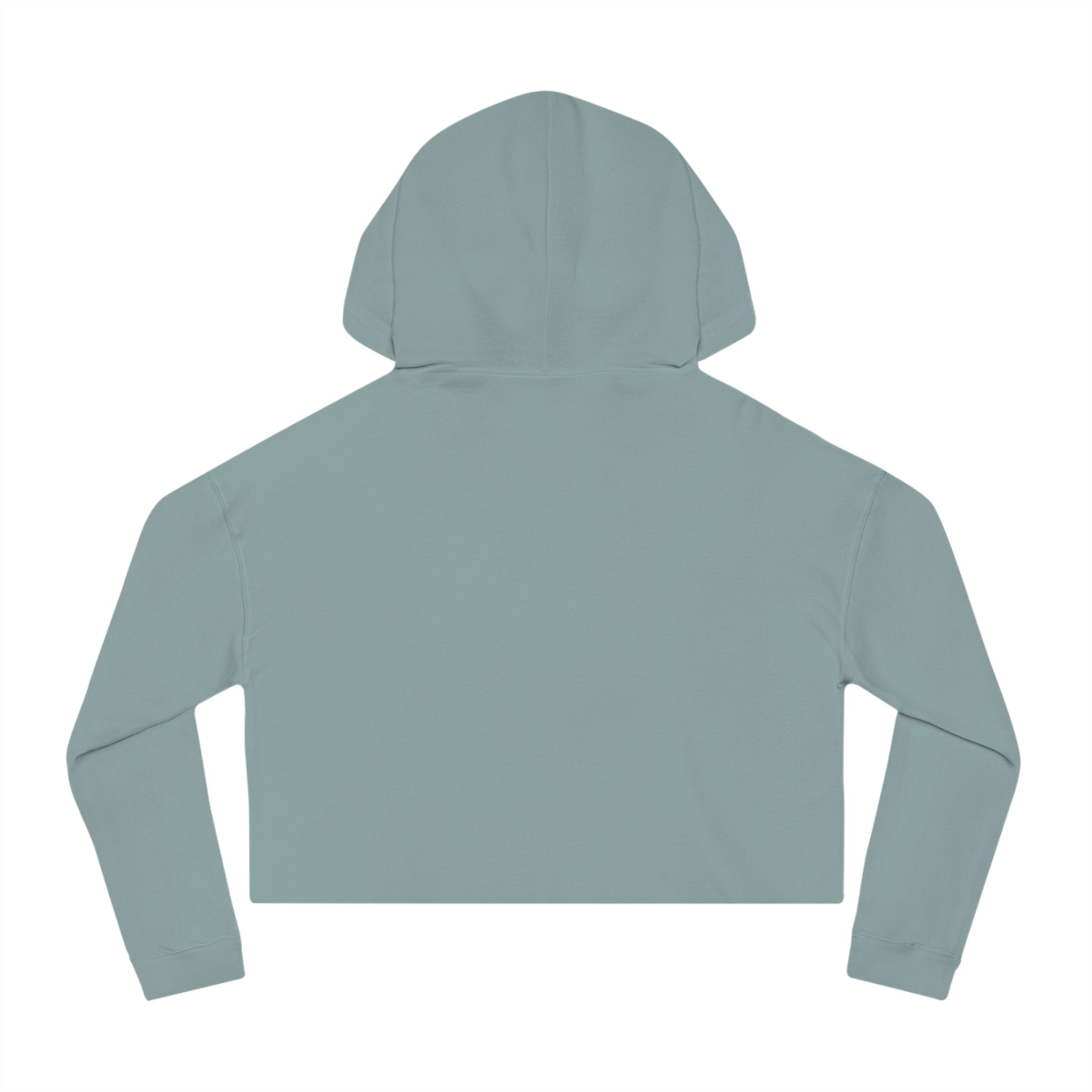 Cropped Hoodie — "messy AF" Minimalist Graphic Sweatshirt