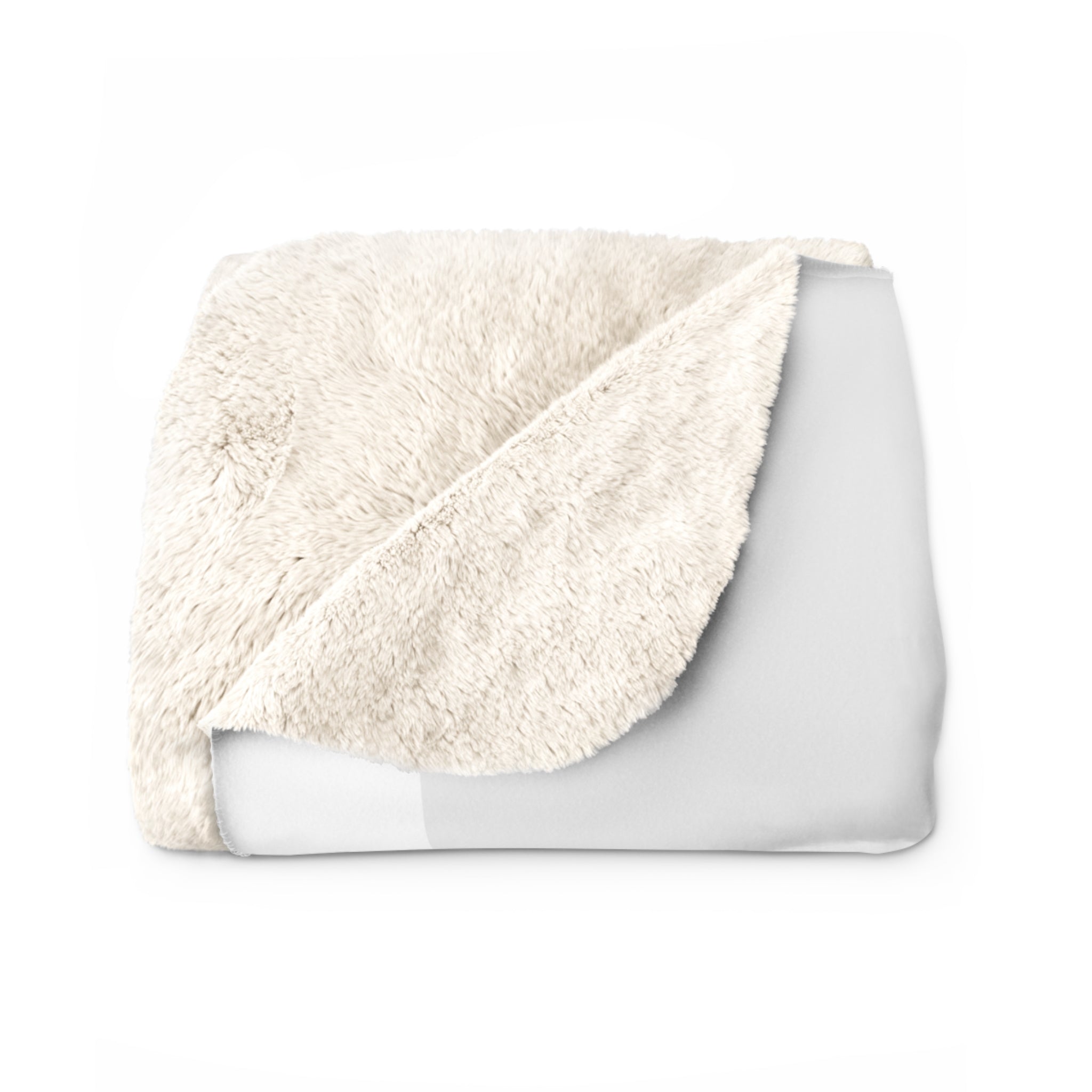 Sherpa Blanket – "Love Needs No Words" Autism Puzzle Heart Cozy Throw