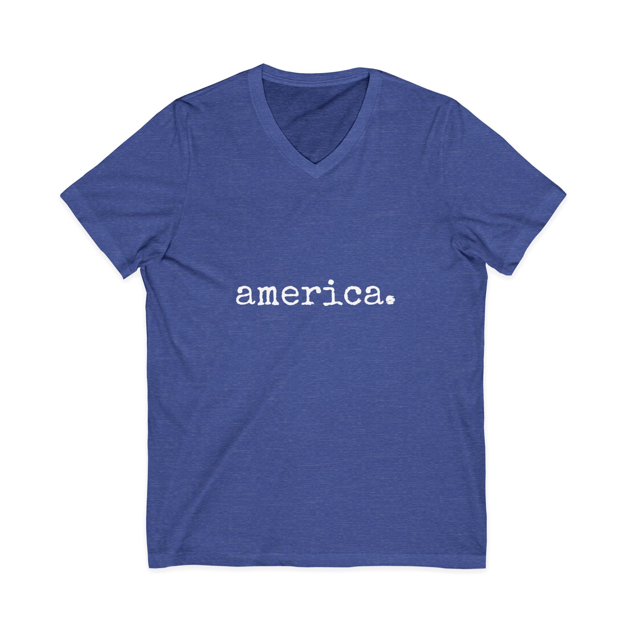 V-Neck T-Shirt America