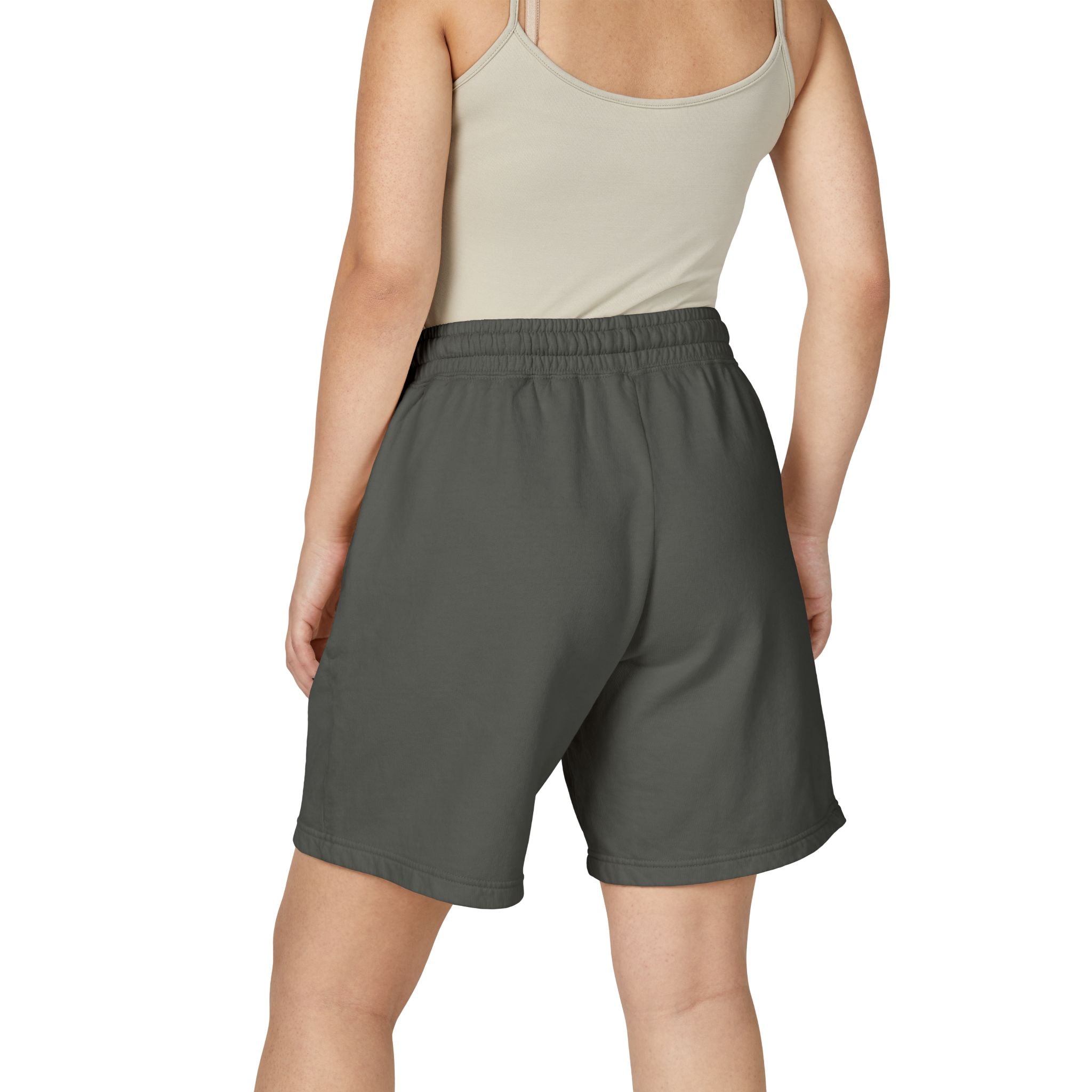 Bruh. Fleece Sweat Shorts — Lightweight Garment-Dyed Lounge Shorts