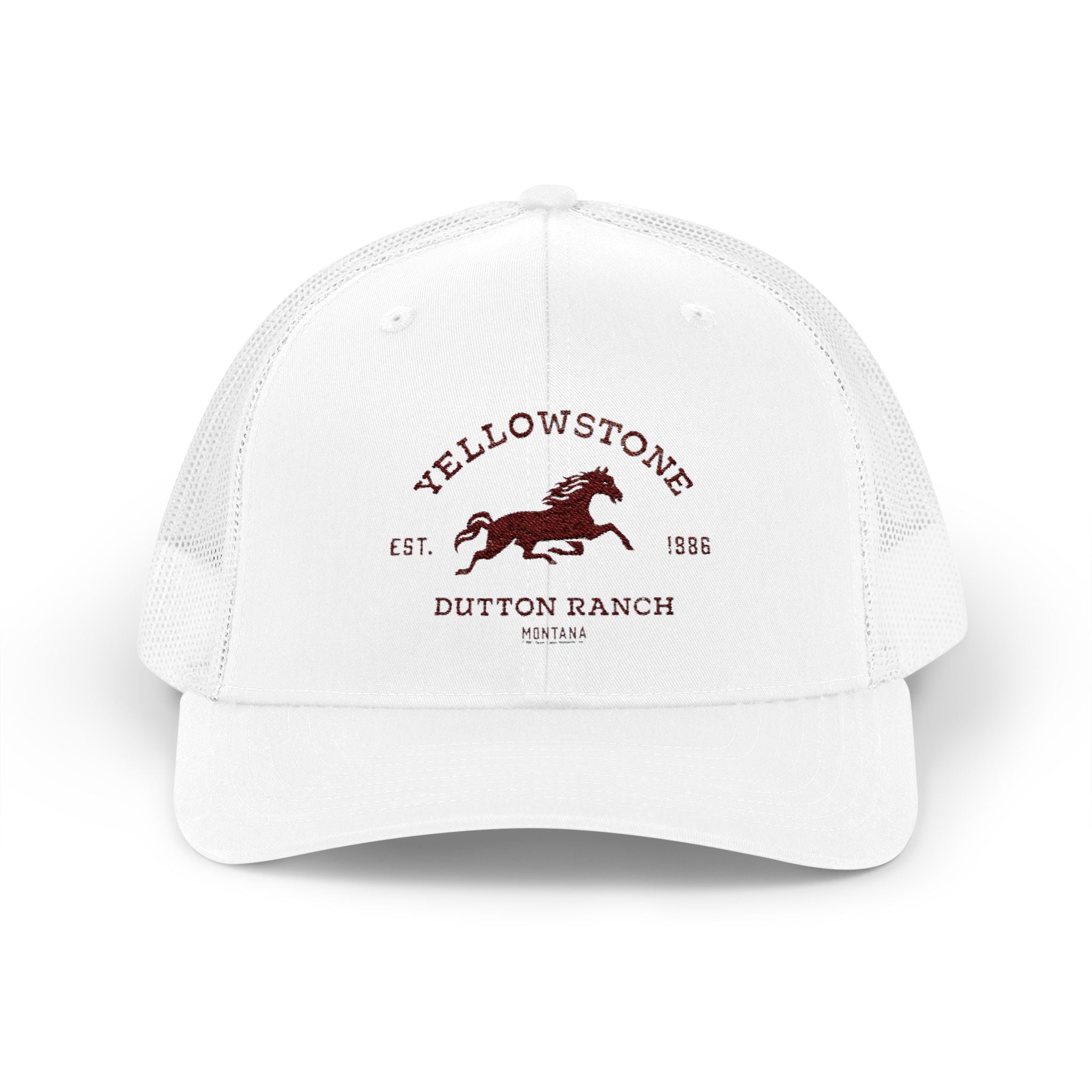Yellowstone Outlaw Ranch Trucker Cap — Vintage Running Horse Snapback