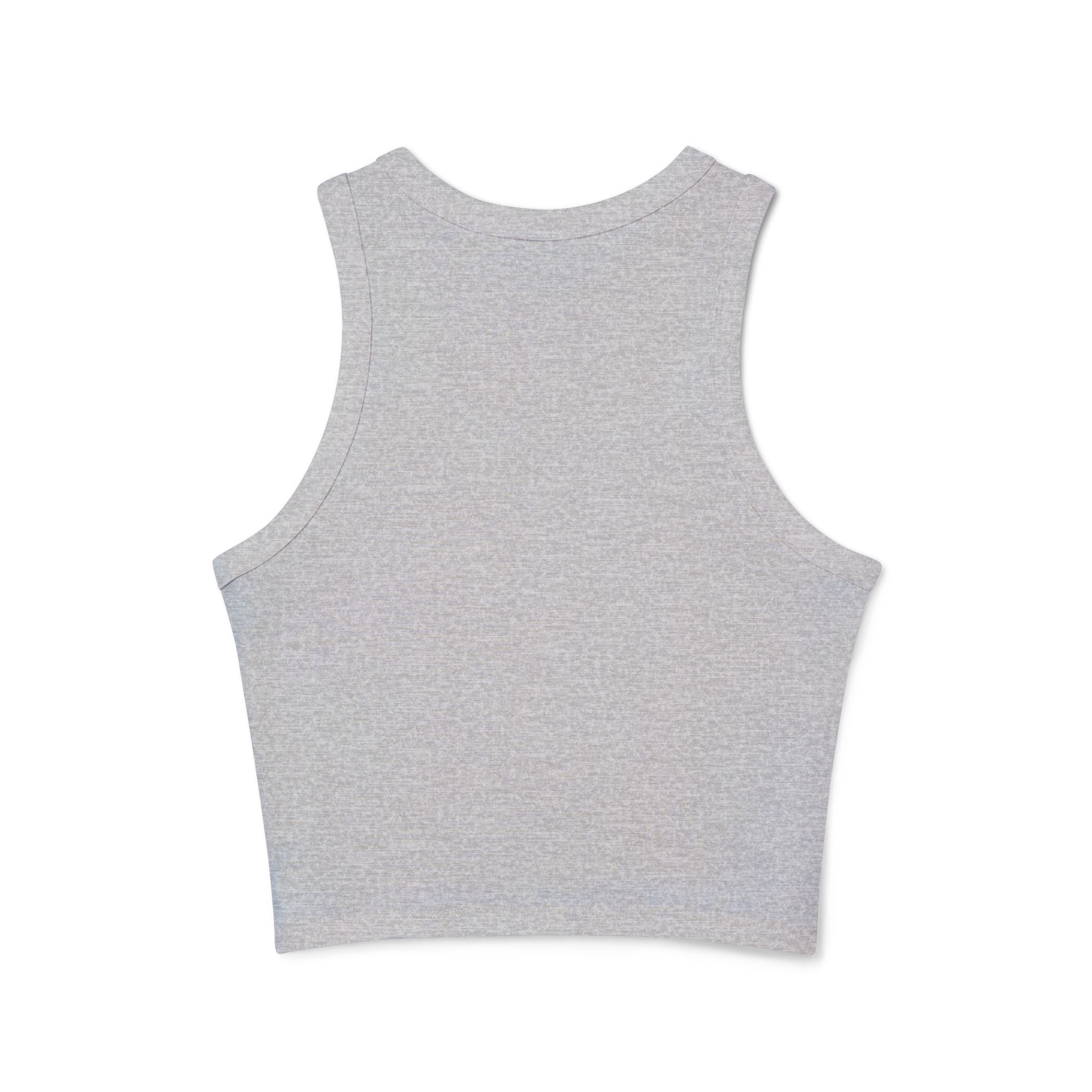 Racer Tank — "Don't Kill My Vibe" Graphic Crop Top