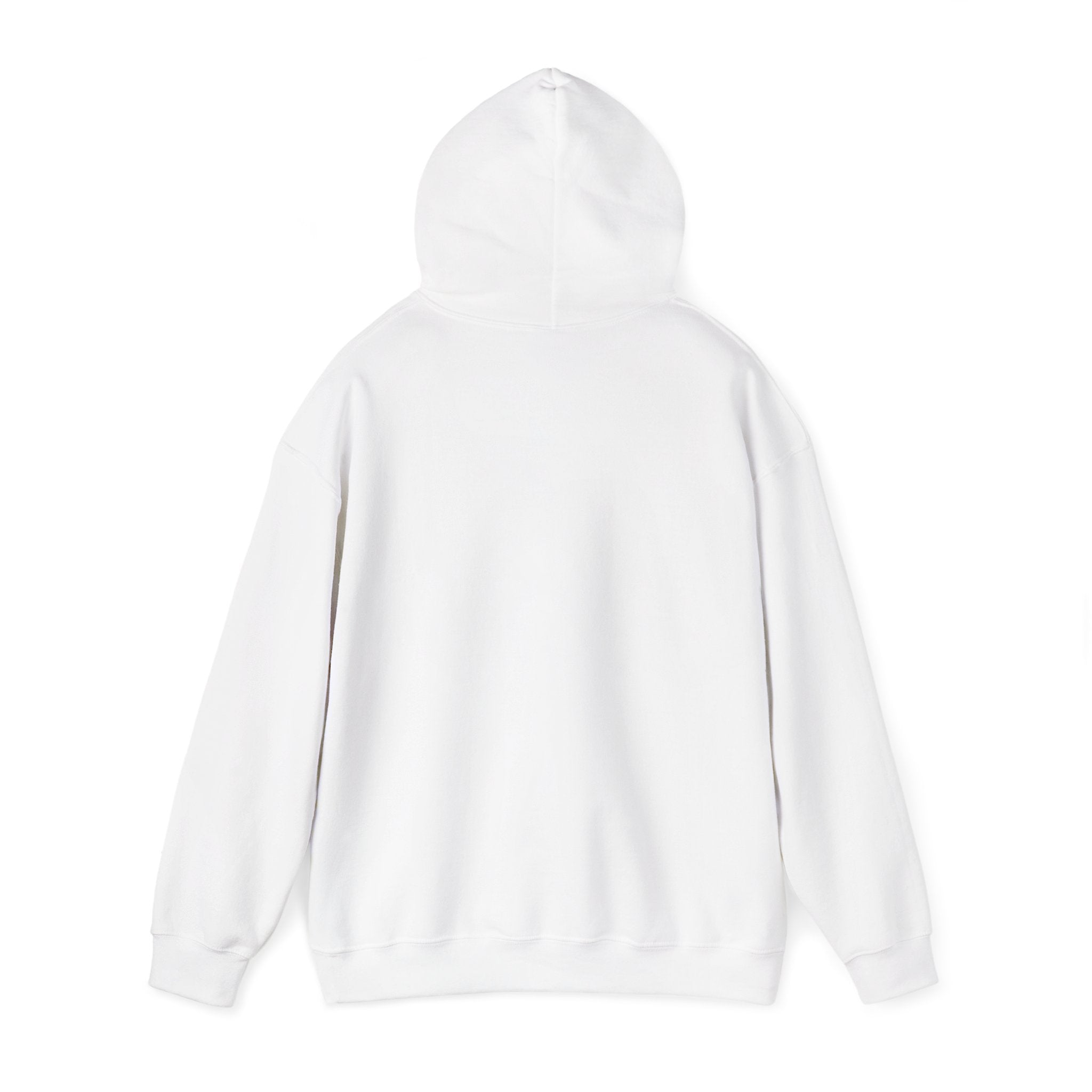 Classic White Hoodie - Blank Plain Pullover Sweatshirt