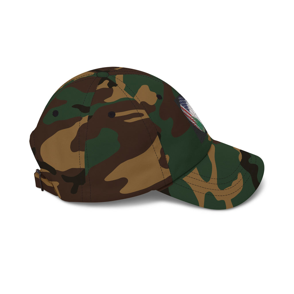 Dad Cap with USA & Italy  Heart Patch – Flag Love Baseball Hat