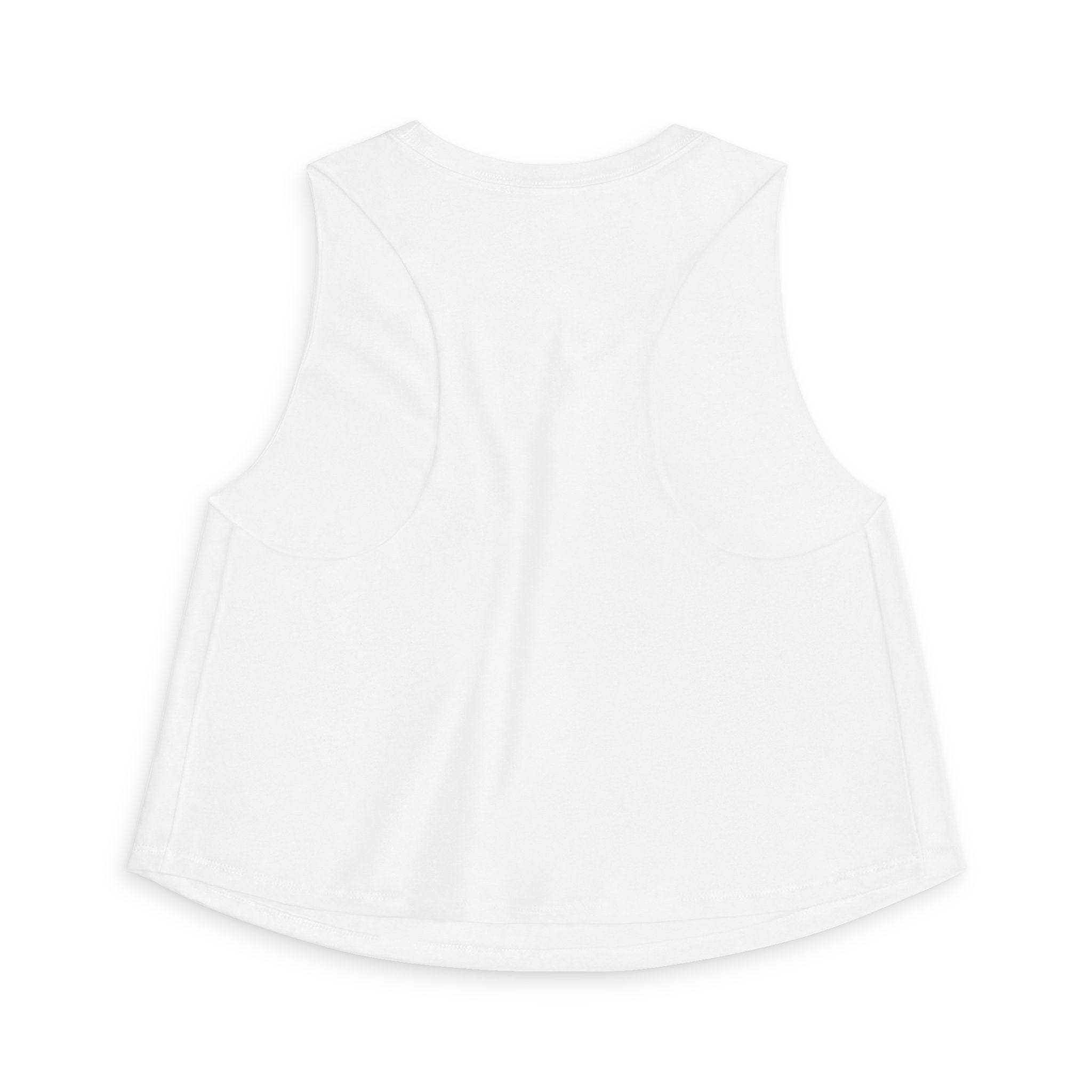Crop Top — "Certified White Girl" Graphic Tank Top