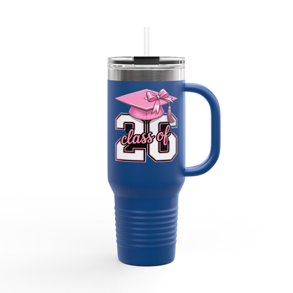 Class of ’20 Pink Graduation 40oz Insulated Travel Mug