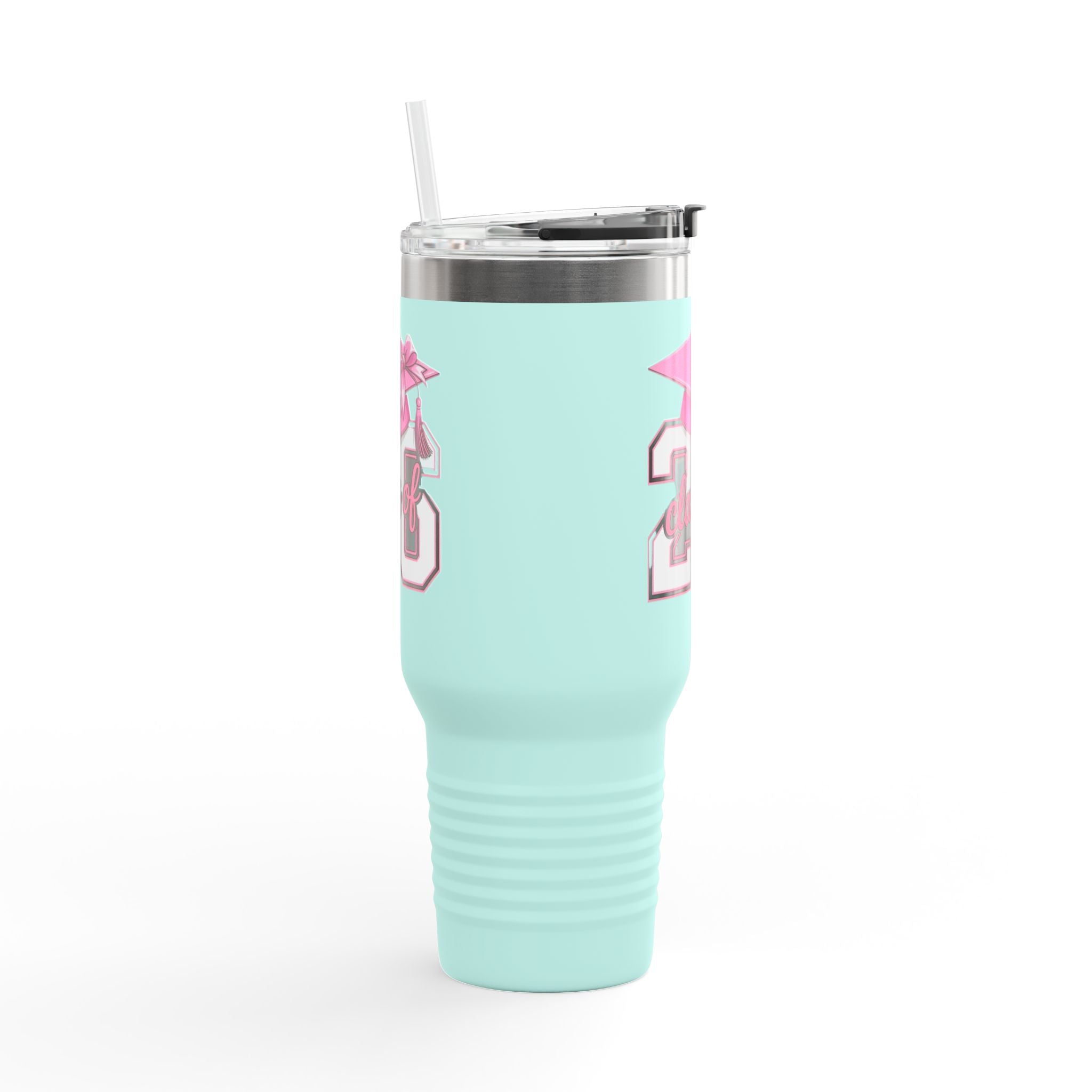 Class of ’20 Pink Graduation 40oz Insulated Travel Mug