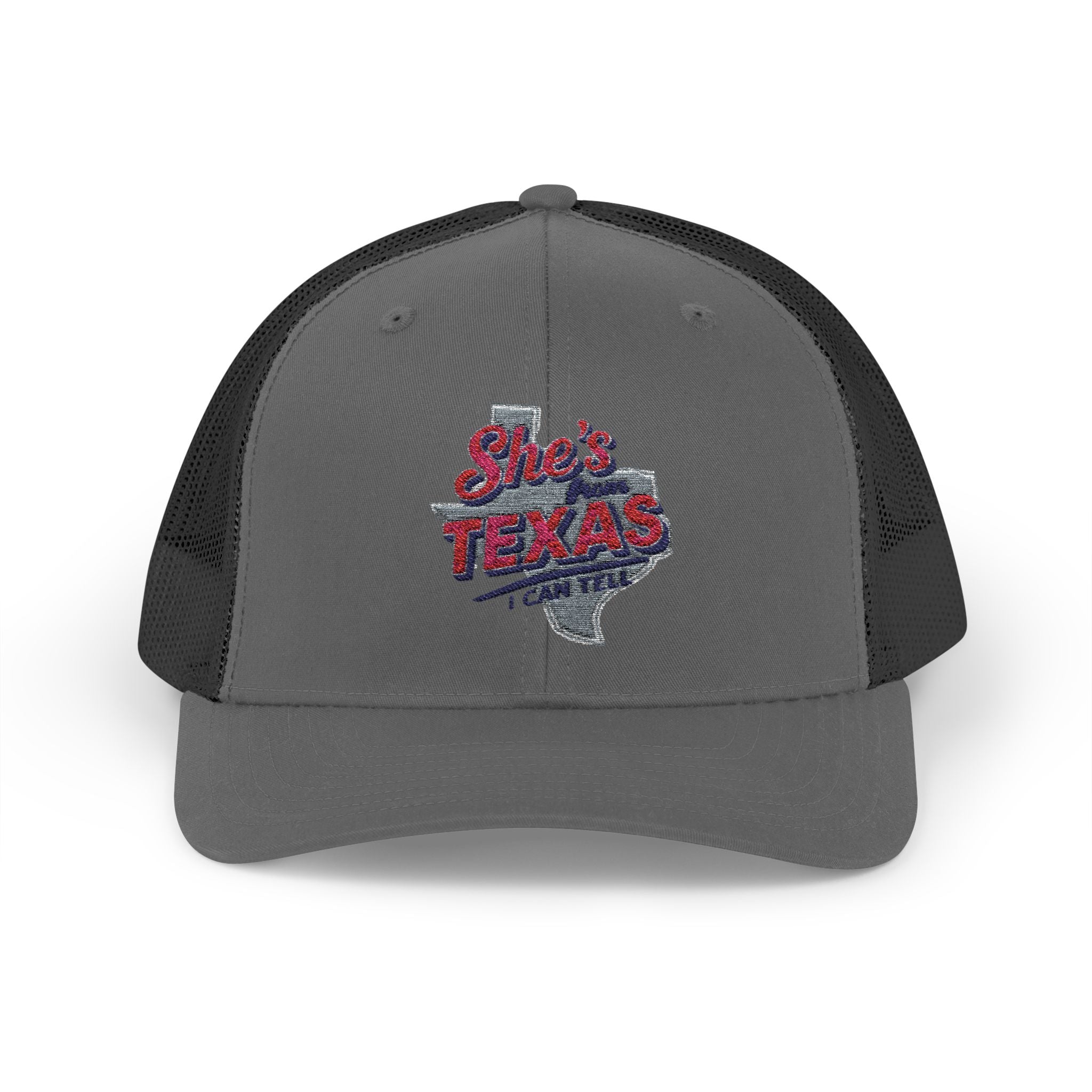 She's Texas Snapback Trucker Cap — Floral Texas State Logo Hat