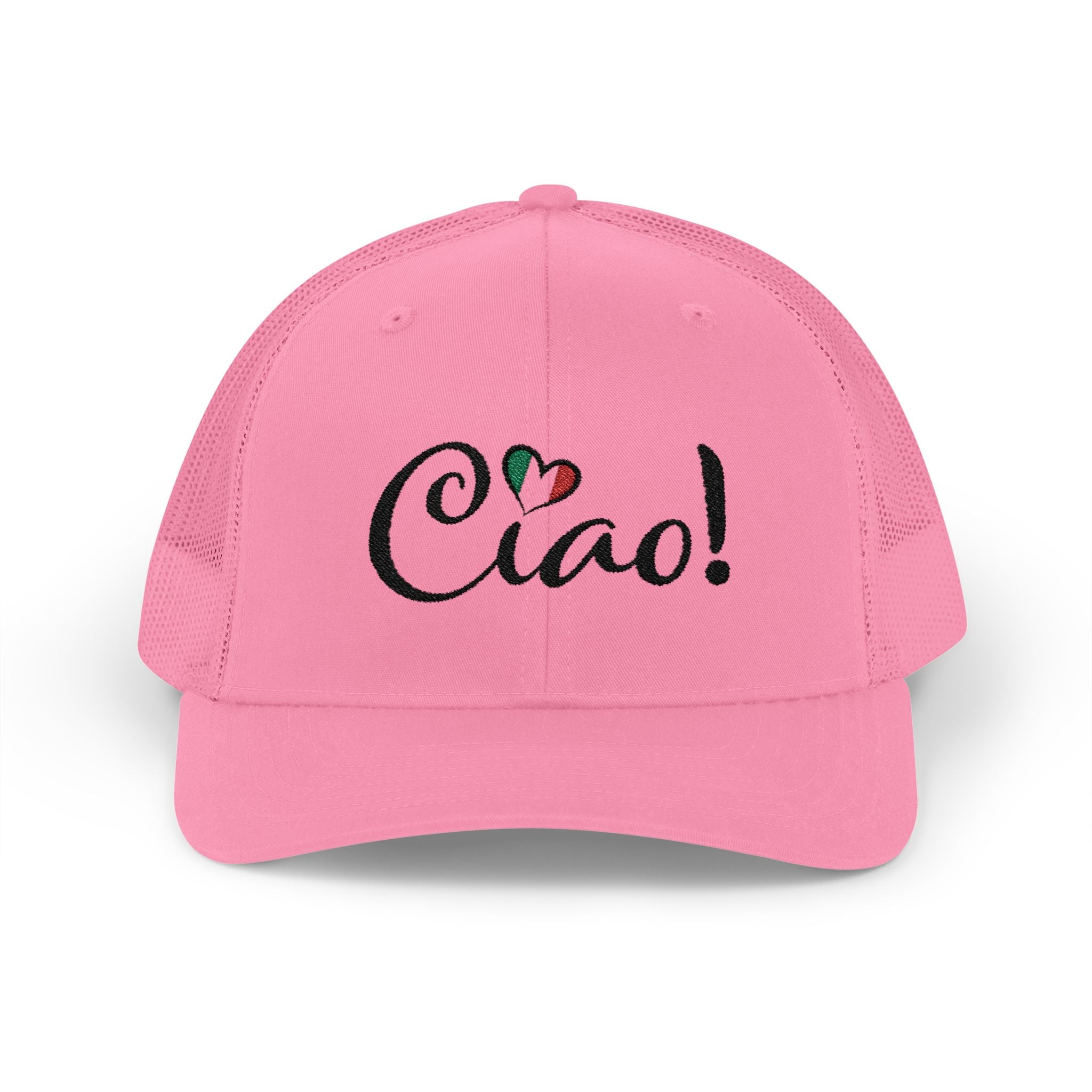 Ciao! Italian Flag Heart Snapback Cap