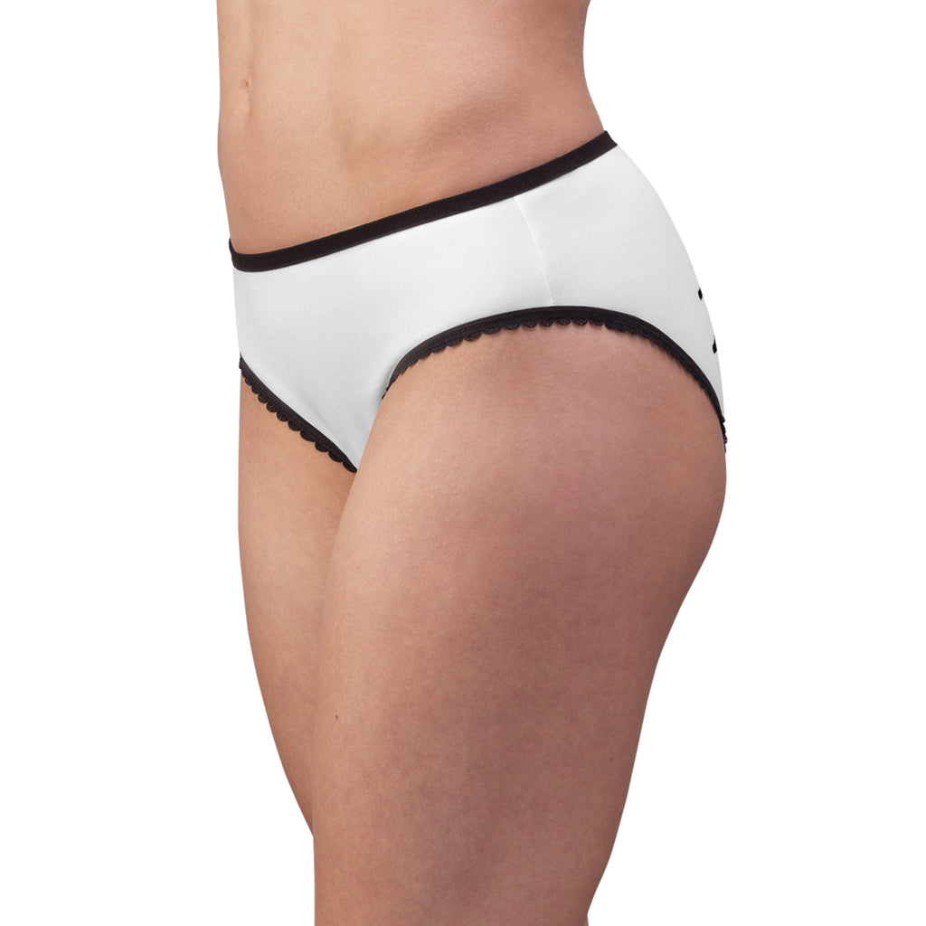 Rare. Women's Briefs — Cute Typewriter Print Lace-Trim Underwear