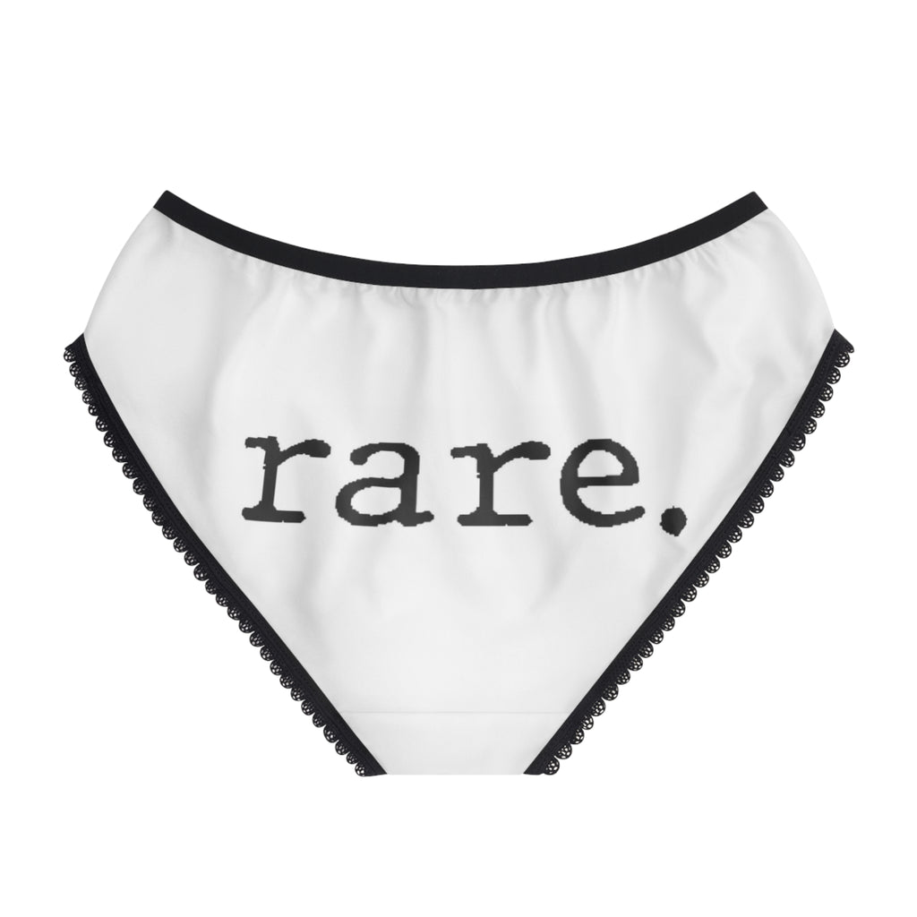 Rare. Women's Briefs — Cute Typewriter Print Lace-Trim Underwear