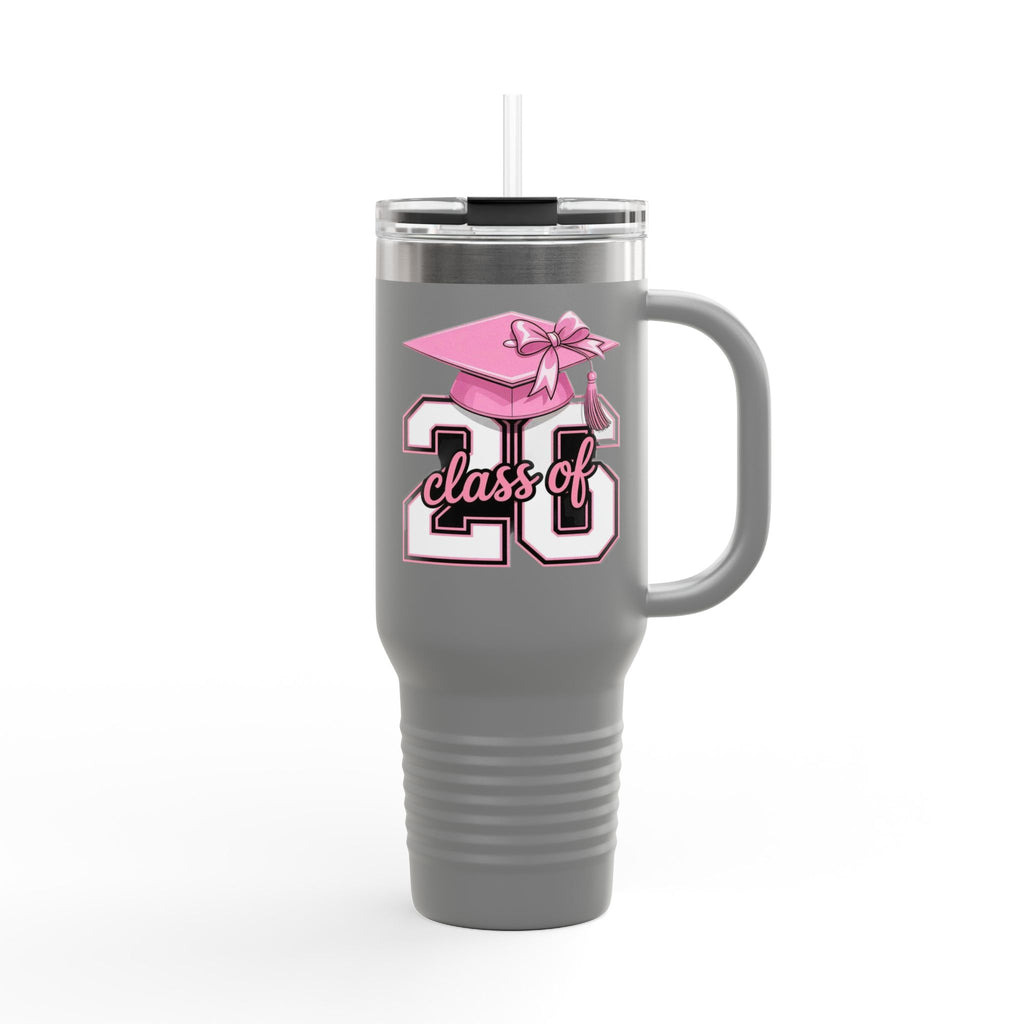 Class of ’20 Pink Graduation 40oz Insulated Travel Mug