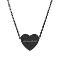Engravable Heart Necklace — Personalized 'Jesus Girl' Religious Pendant