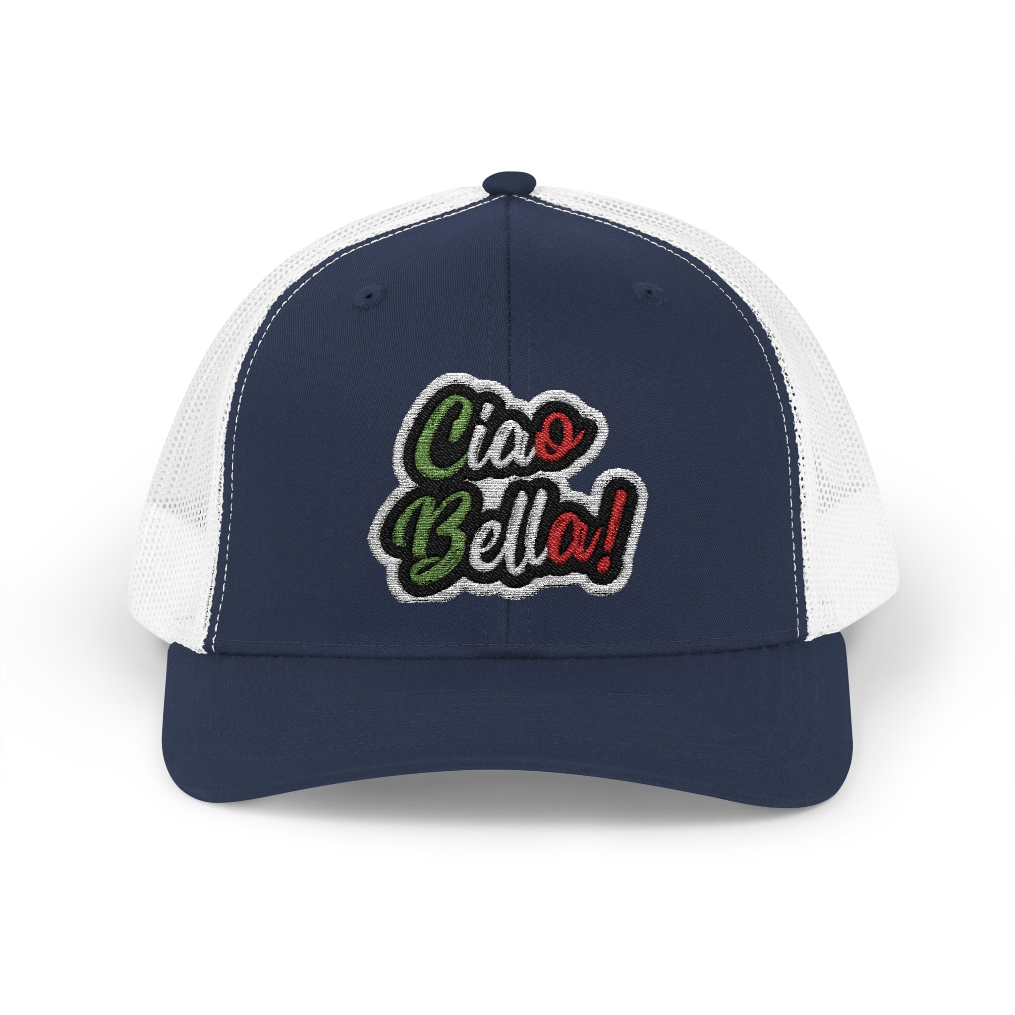 Ciao Bello Trucker Cap – Retro Italian Phrase Snapback