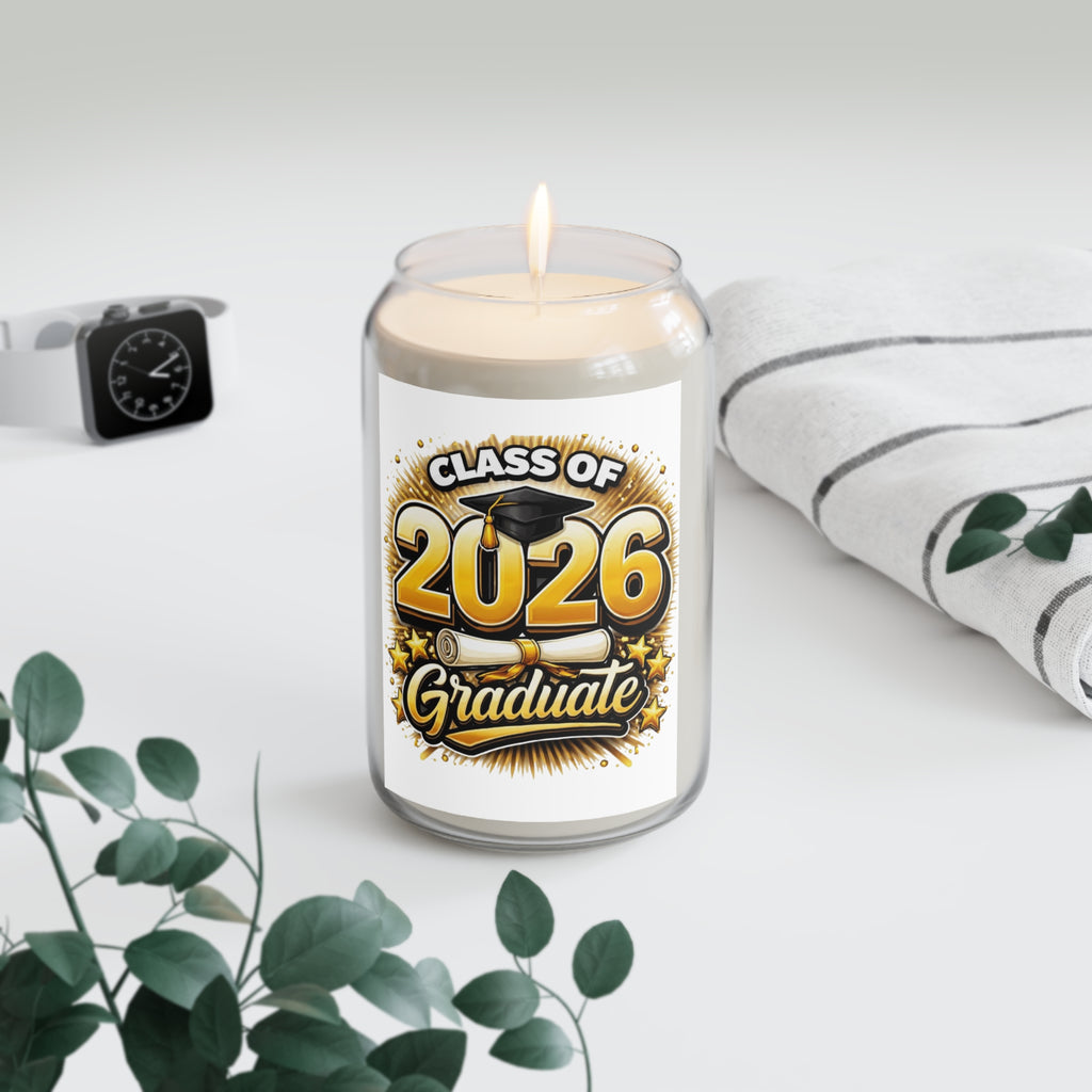 Graduation 2026 Soy Candle – “Class of 2026” Graduate Gift (13.75 oz)