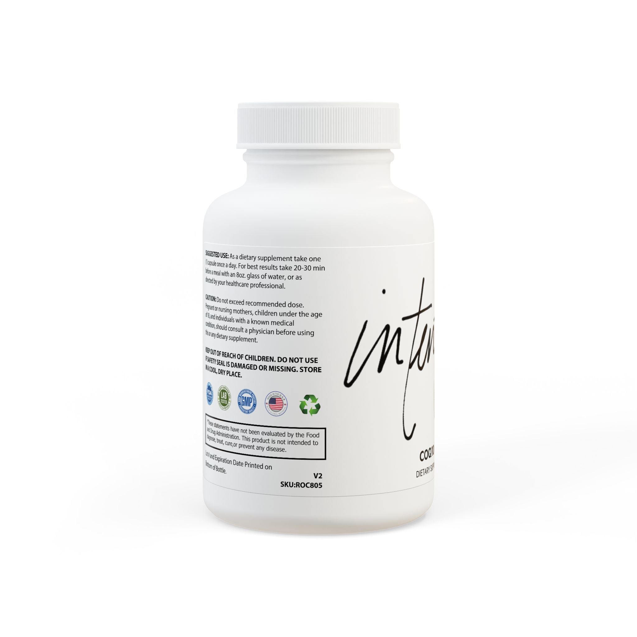 CoQ10 (Ubiquinone) Supplement (30 Capsules)