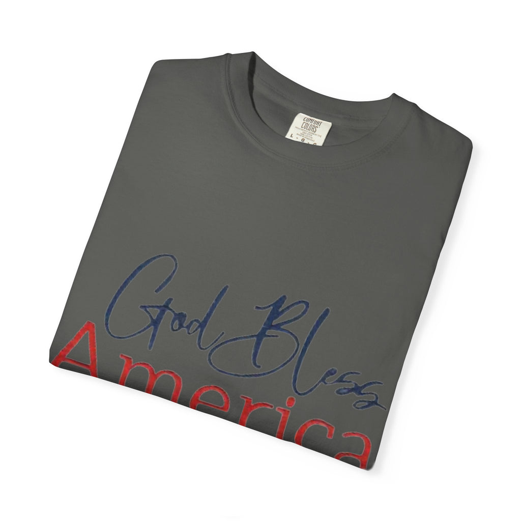 God Bless America T-Shirt — Patriotic Stars Tee for 4th of July