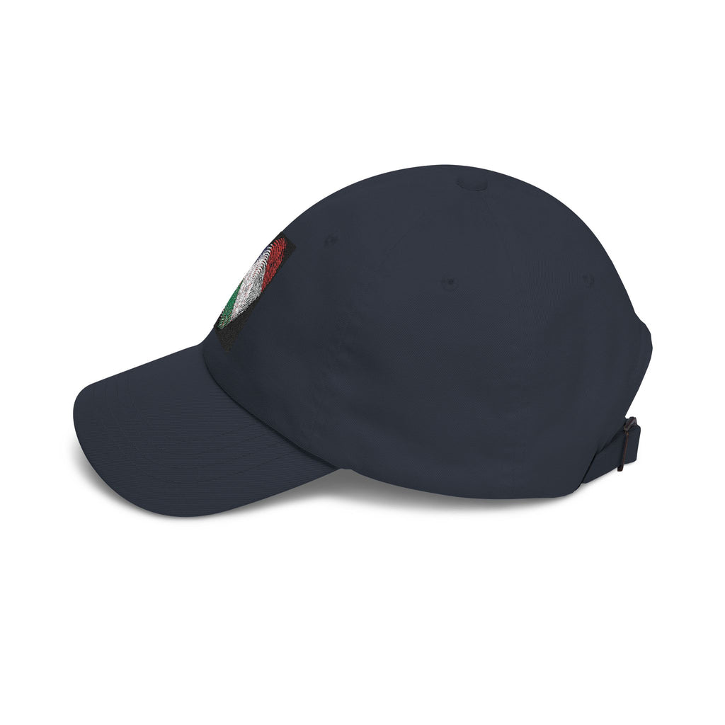 Dad Cap with USA & Italy  Heart Patch – Flag Love Baseball Hat