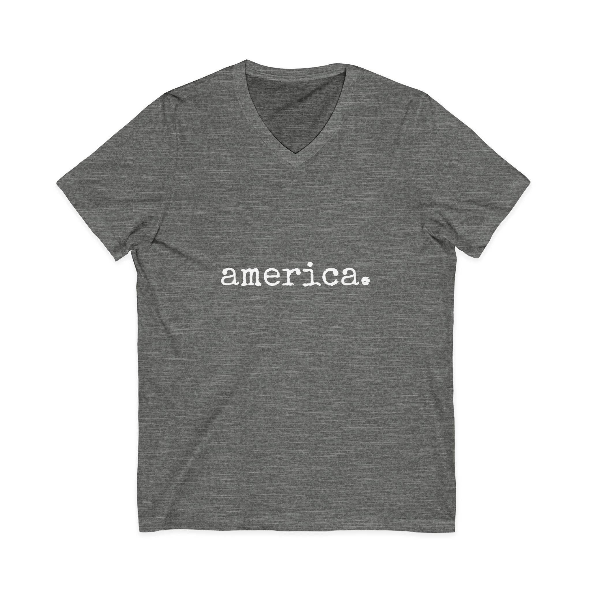 V-Neck T-Shirt America