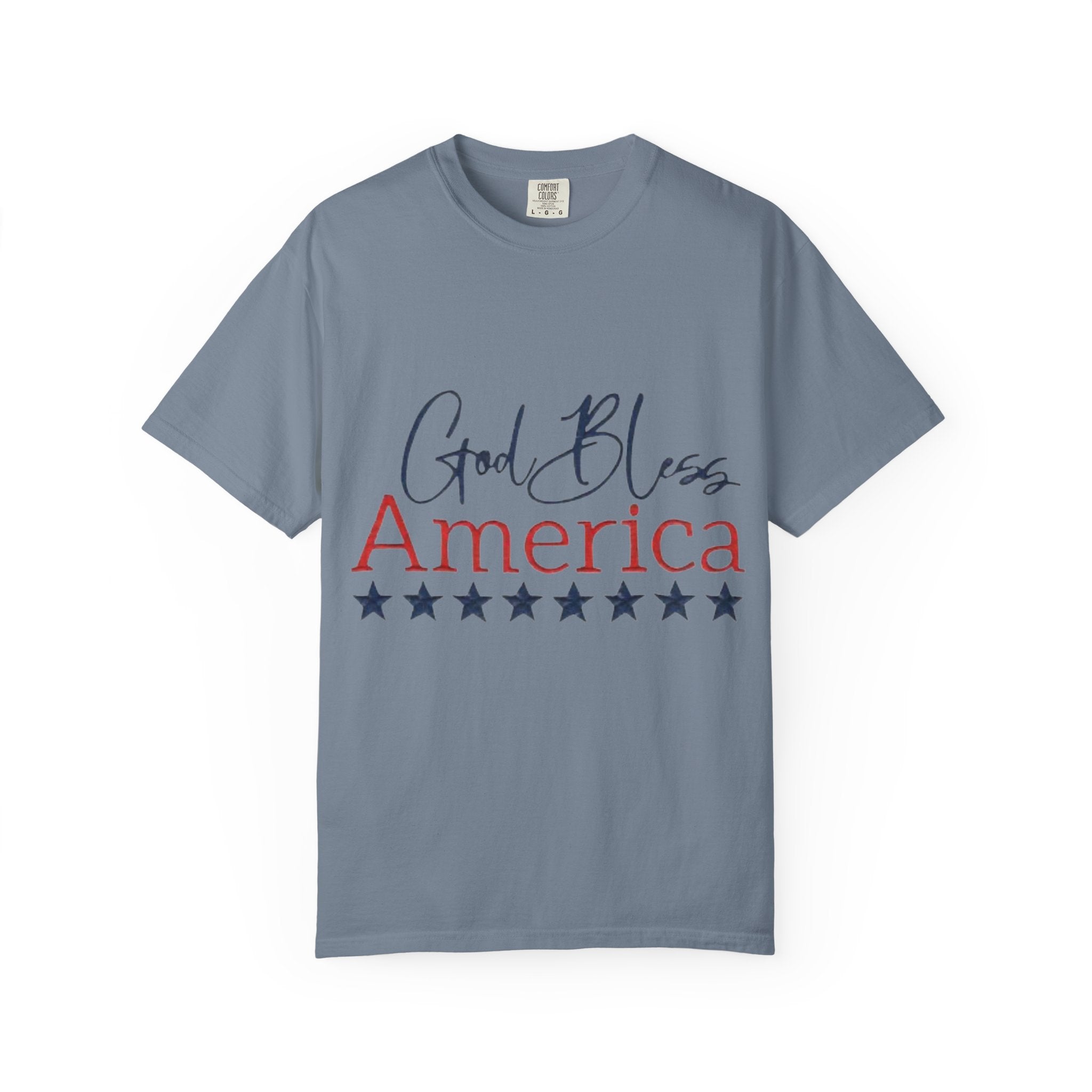 God Bless America T-Shirt — Patriotic Stars Tee for 4th of July