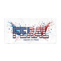 Feral American Pride Beach Towel — Patriotic USA Flag Design