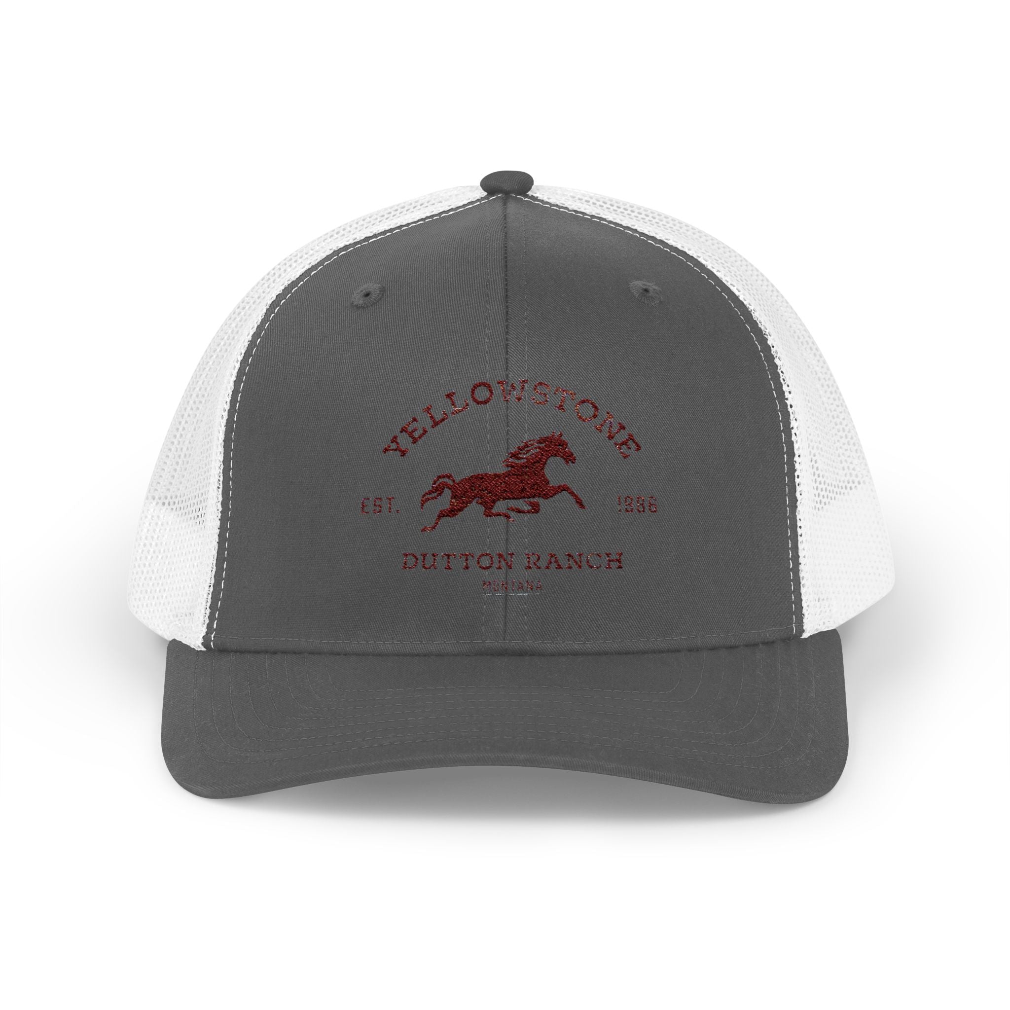 Yellowstone Outlaw Ranch Trucker Cap — Vintage Running Horse Snapback