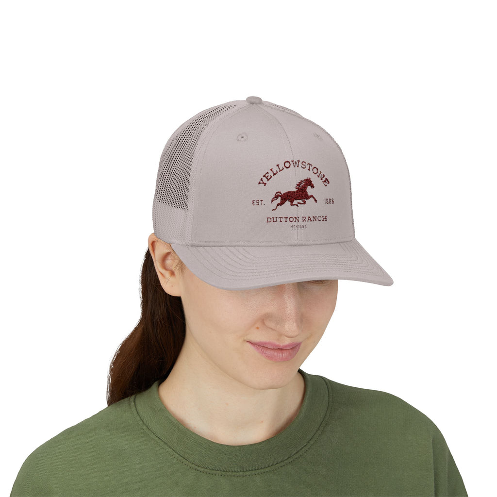 Yellowstone Outlaw Ranch Trucker Cap — Vintage Running Horse Snapback