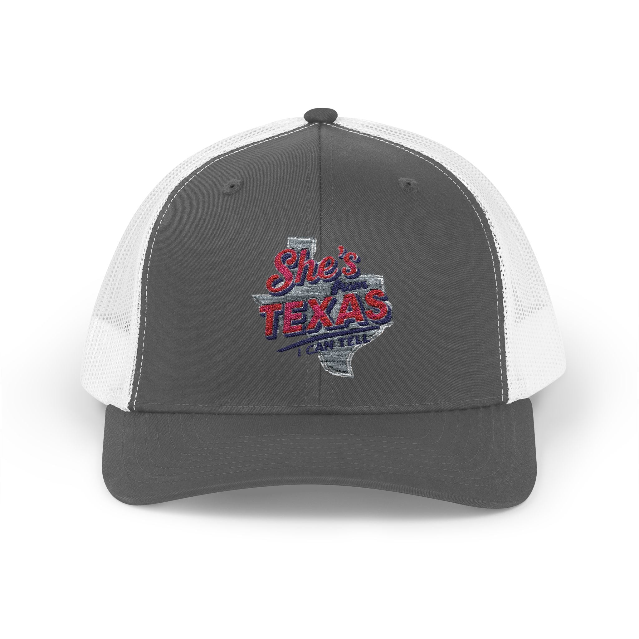 She's Texas Snapback Trucker Cap — Floral Texas State Logo Hat