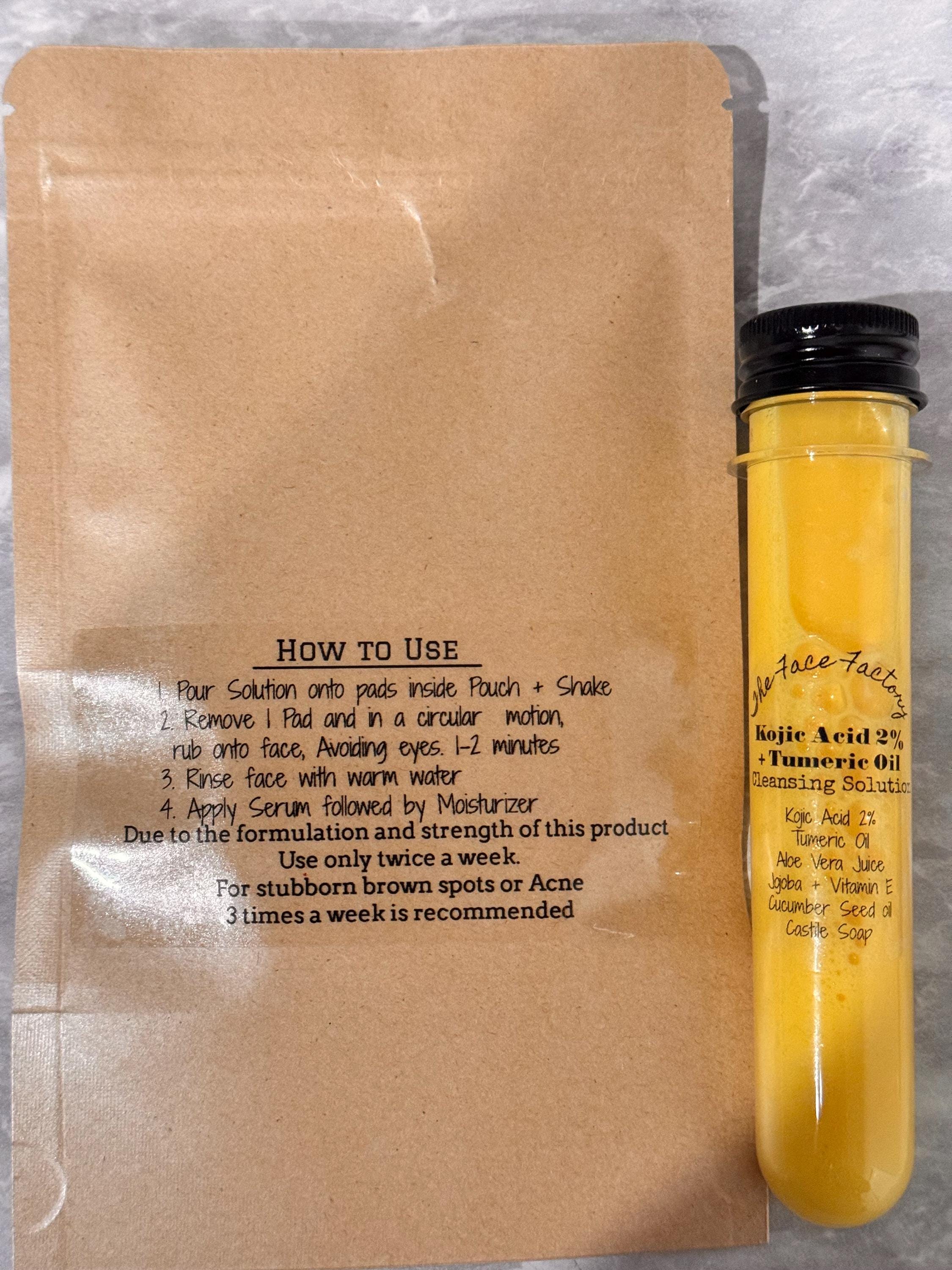 Kojic +Tumeric Facial cleansing Pads
