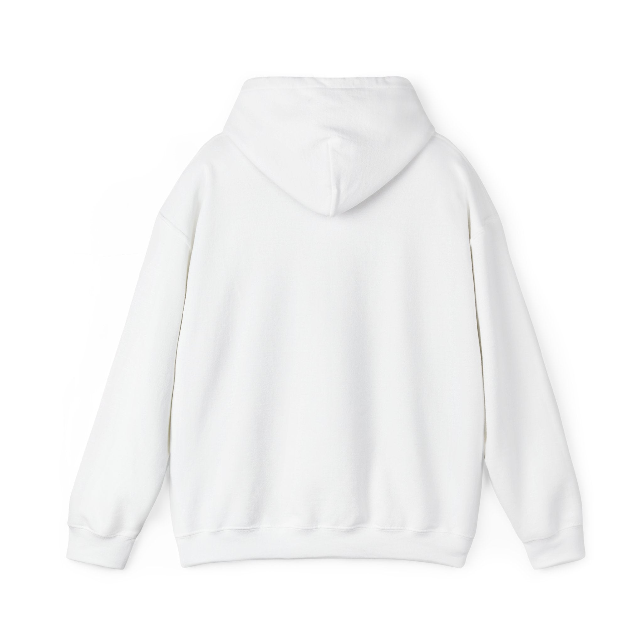 Classic White Hoodie - Blank Plain Pullover Sweatshirt