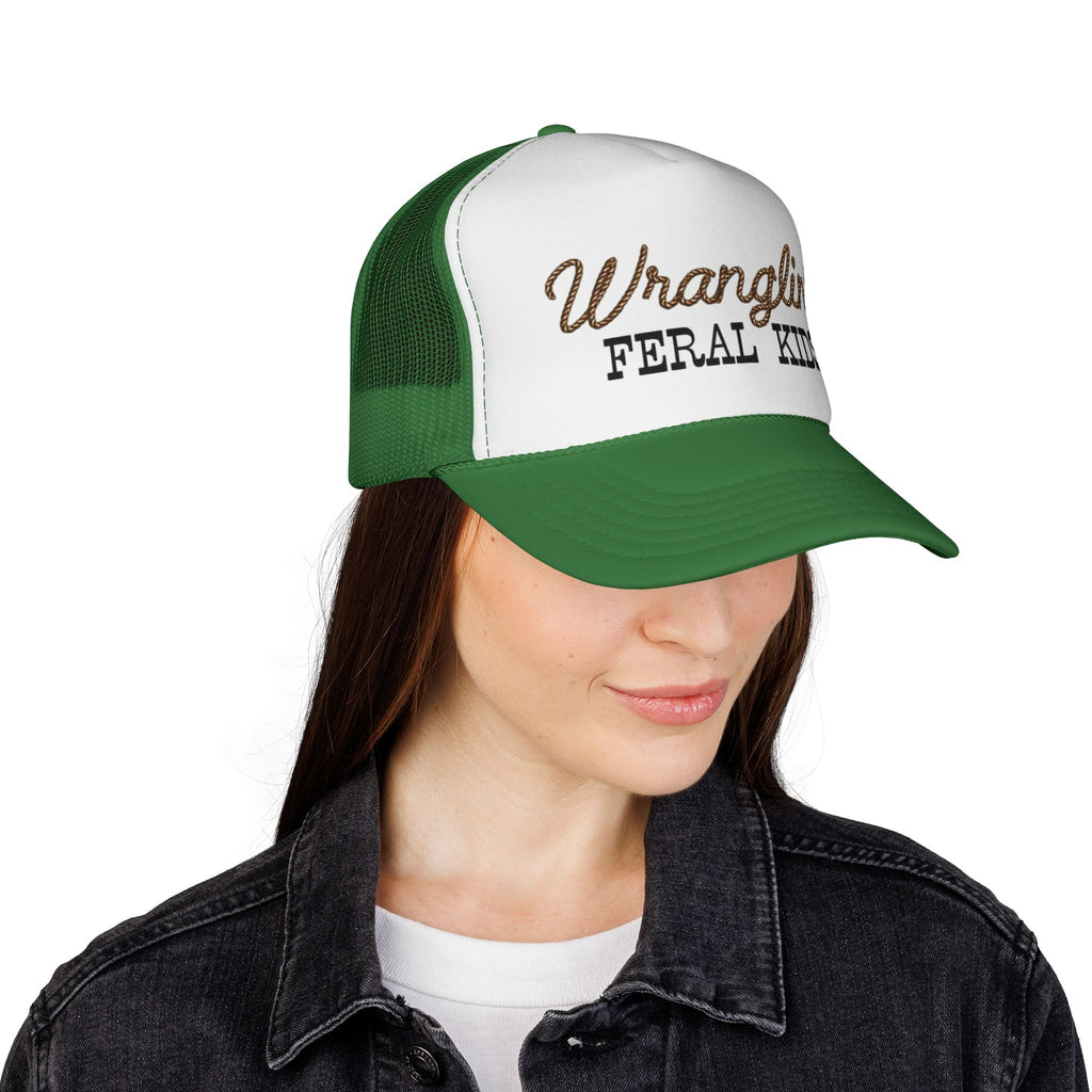 Wranglin' Feral Kids Trucker Cap