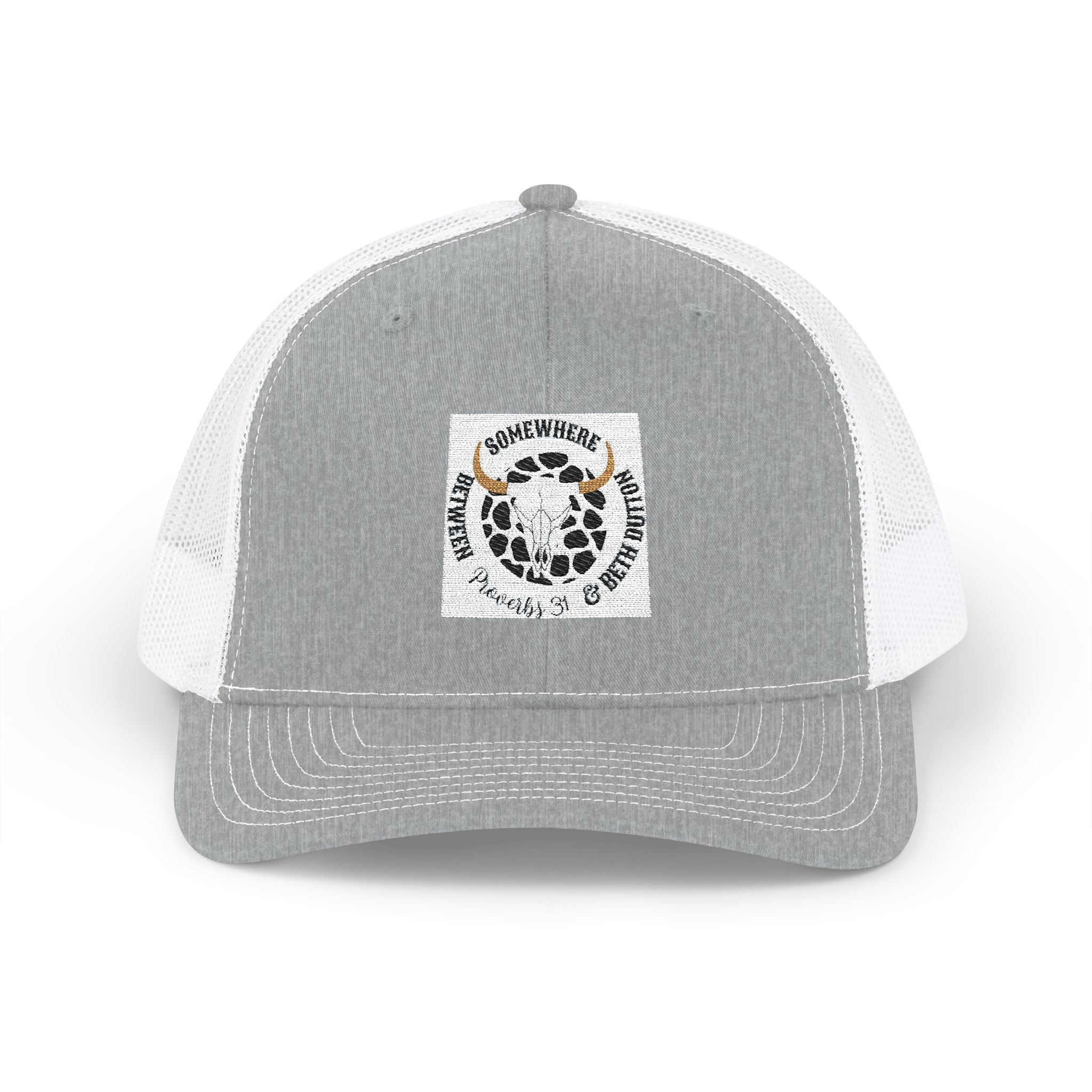 Leopard Smile Snapback Trucker Cap — Cute Leopard Patch Hat