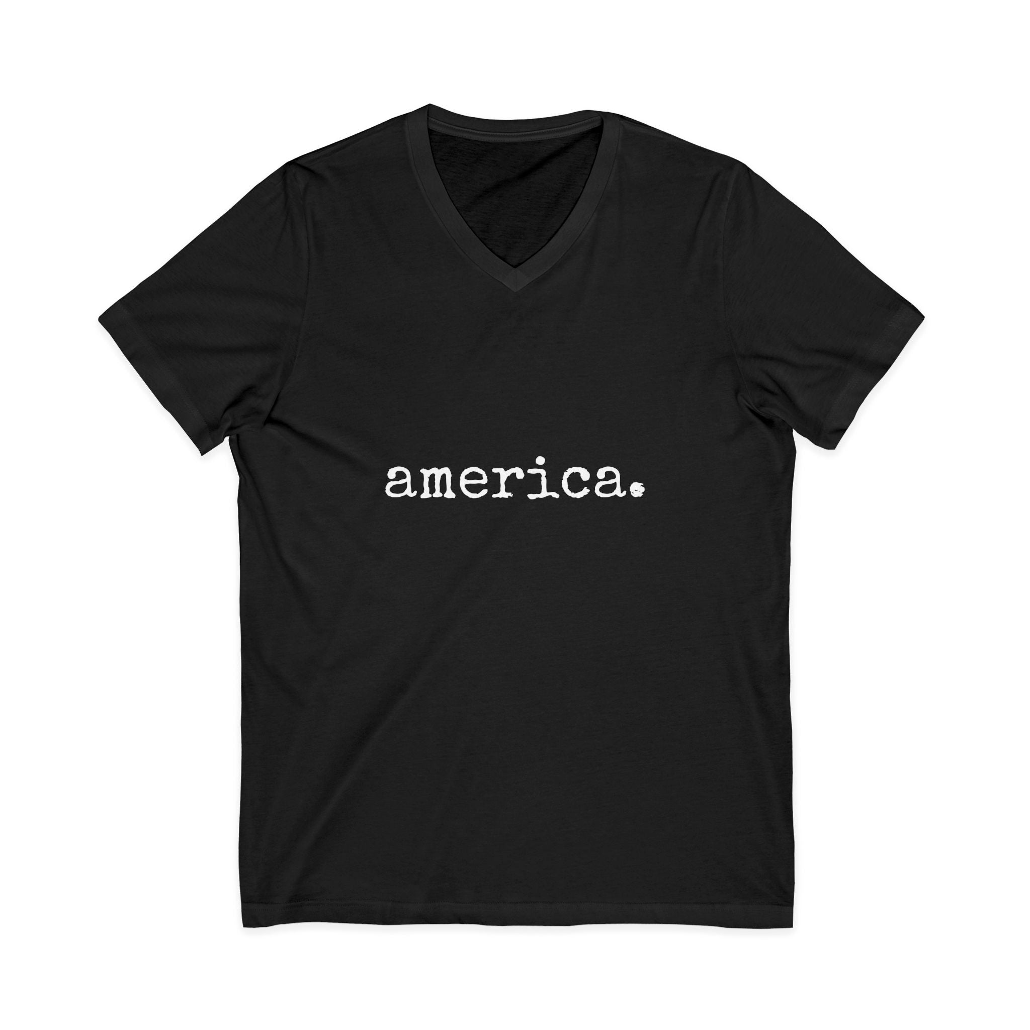 V-Neck T-Shirt America