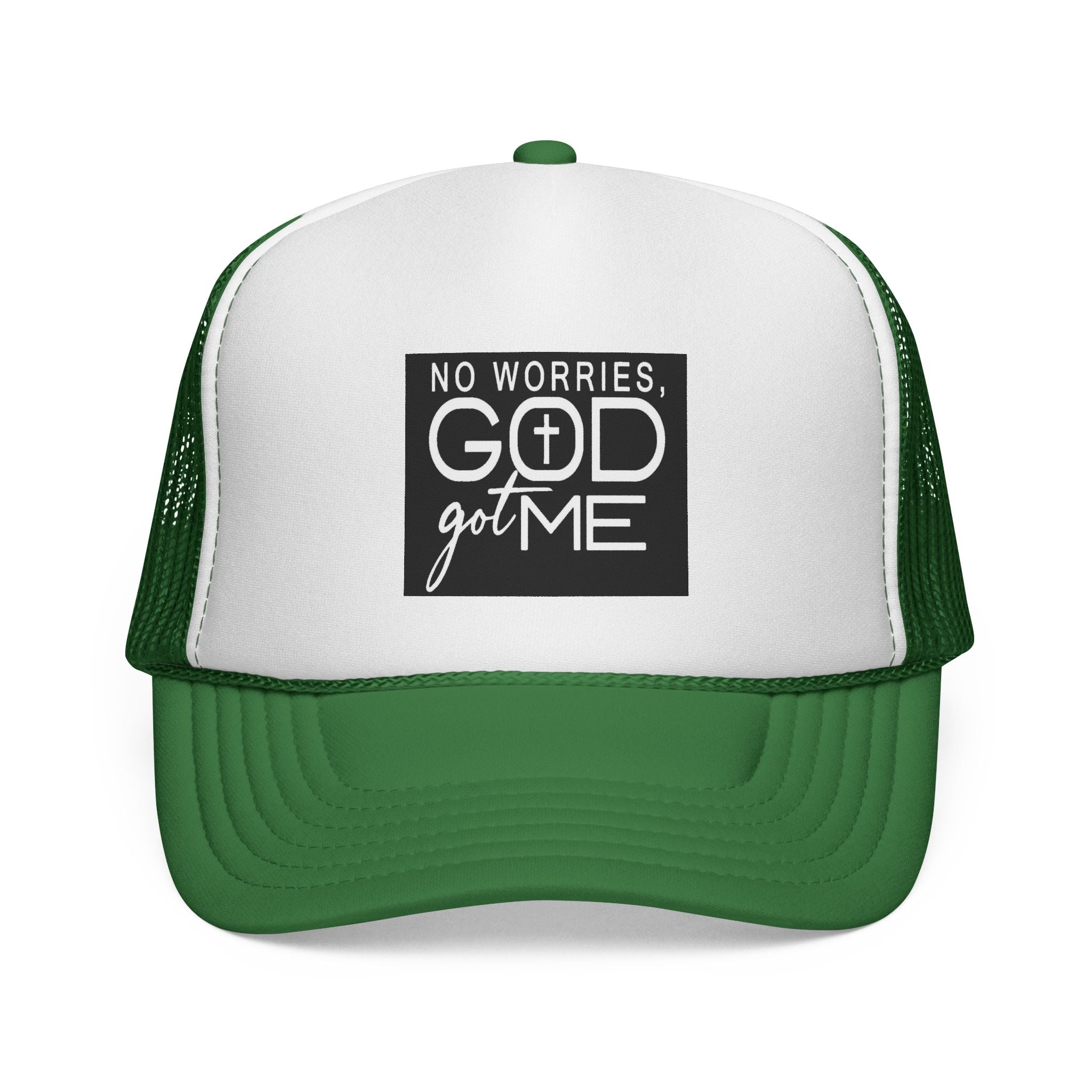 No Worries God Got Me Trucker Cap