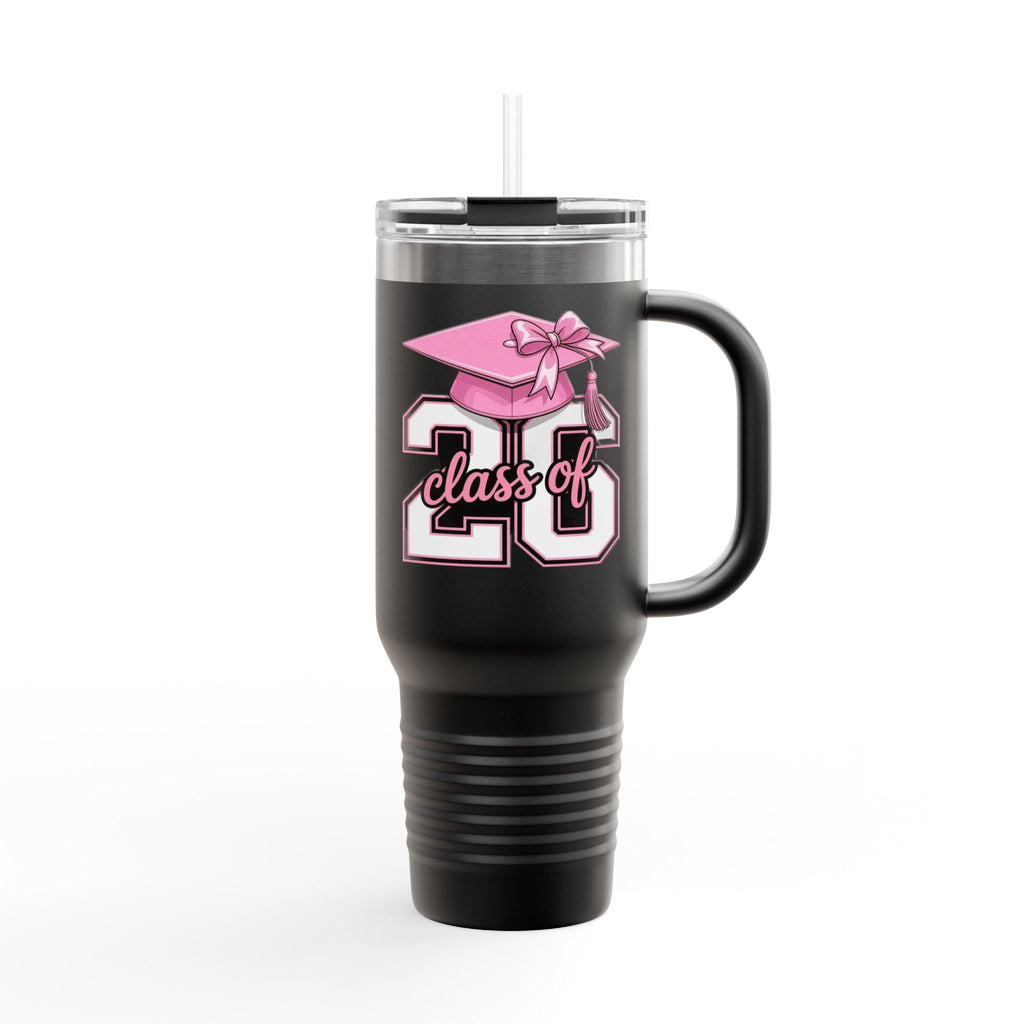 Class of ’20 Pink Graduation 40oz Insulated Travel Mug