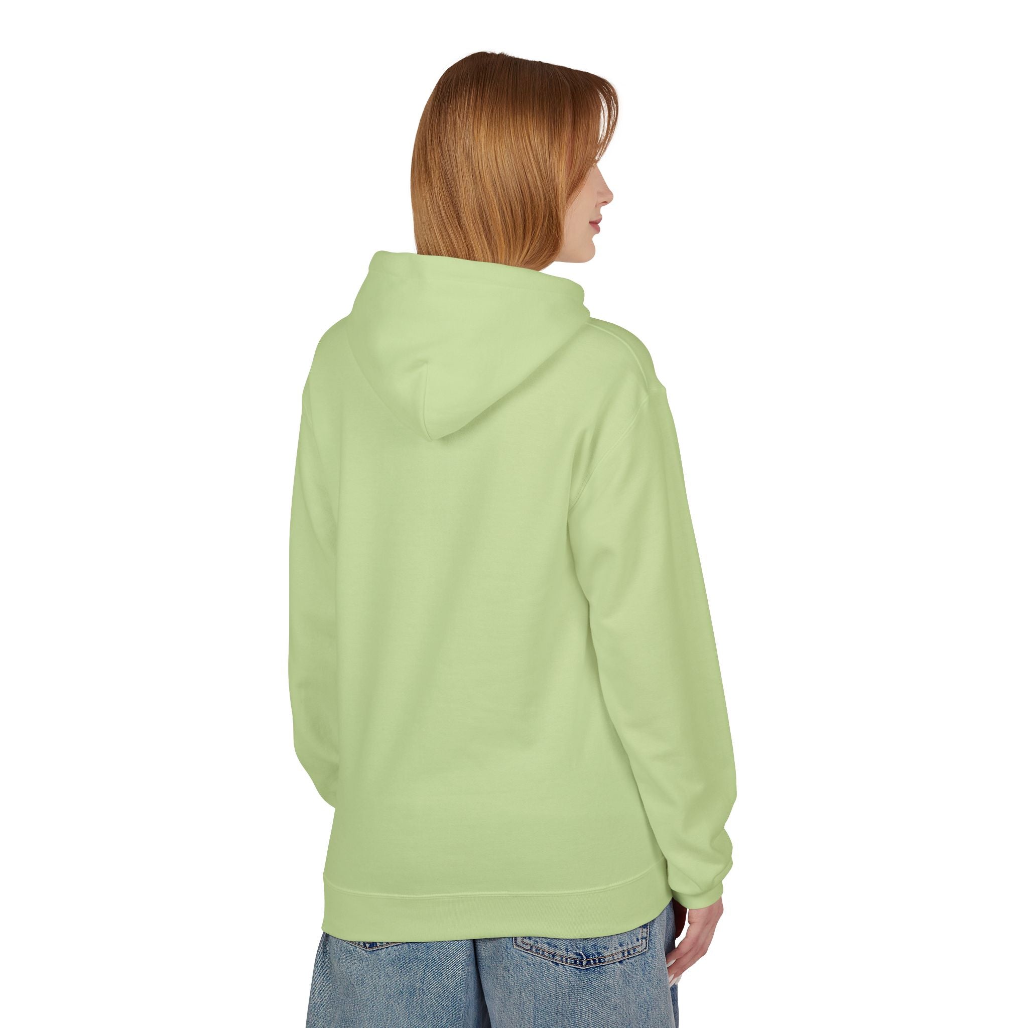 Coffee Hoodie - "running on iced coffee." Minimal Casual Pullover for Coffee Lovers