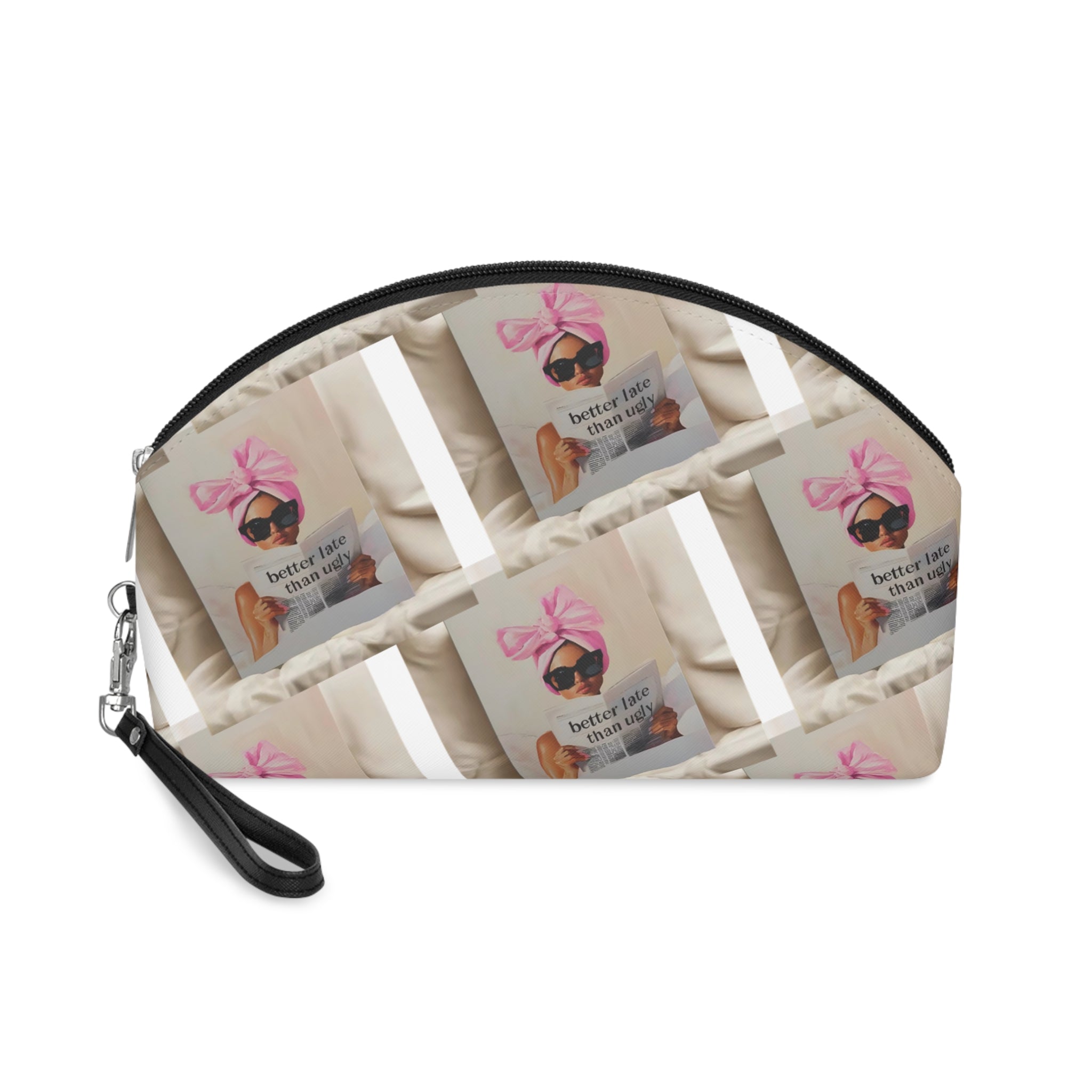 Cosmetic Pouch — 'Resting Boss Face' Afro Chic Makeup Bag