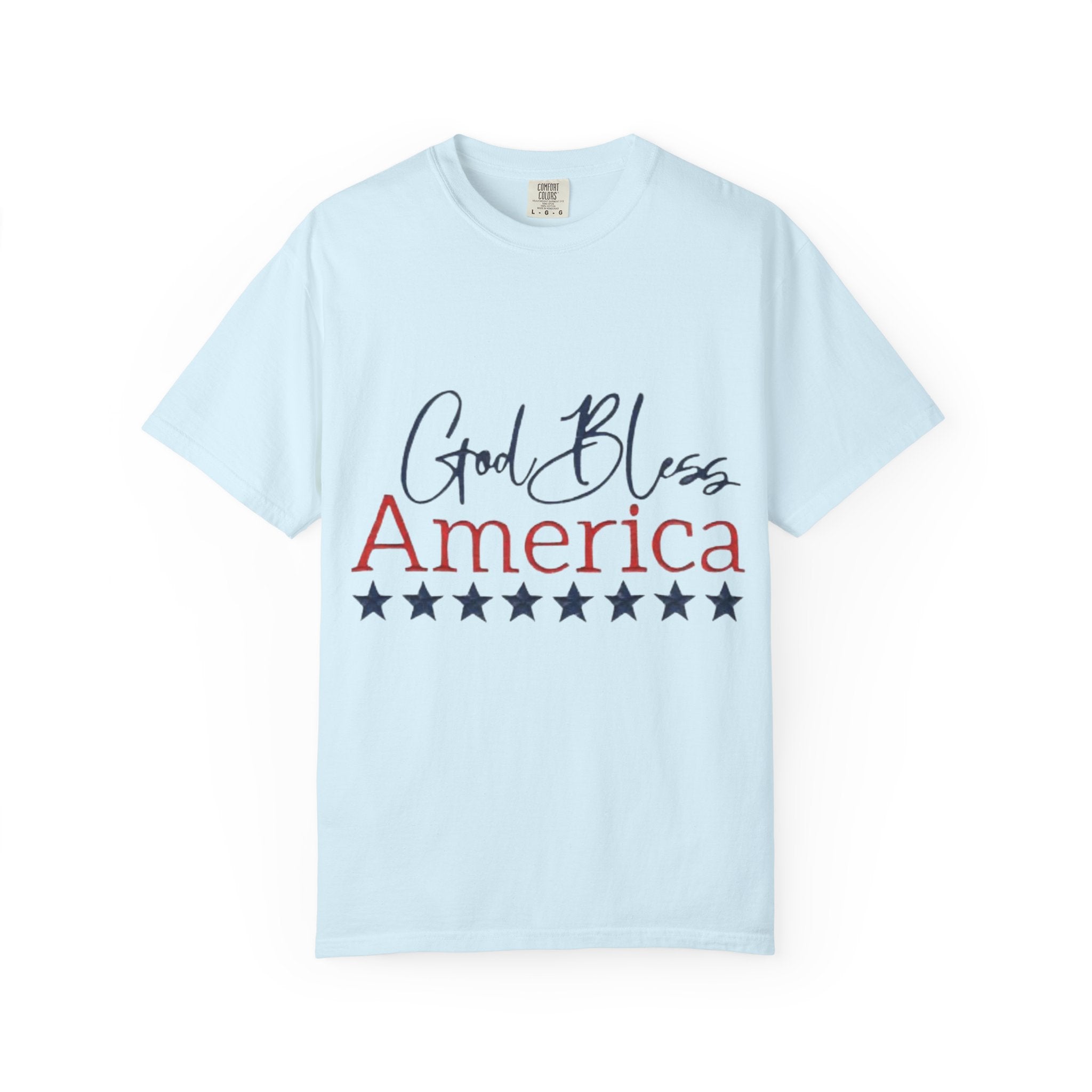 God Bless America T-Shirt — Patriotic Stars Tee for 4th of July