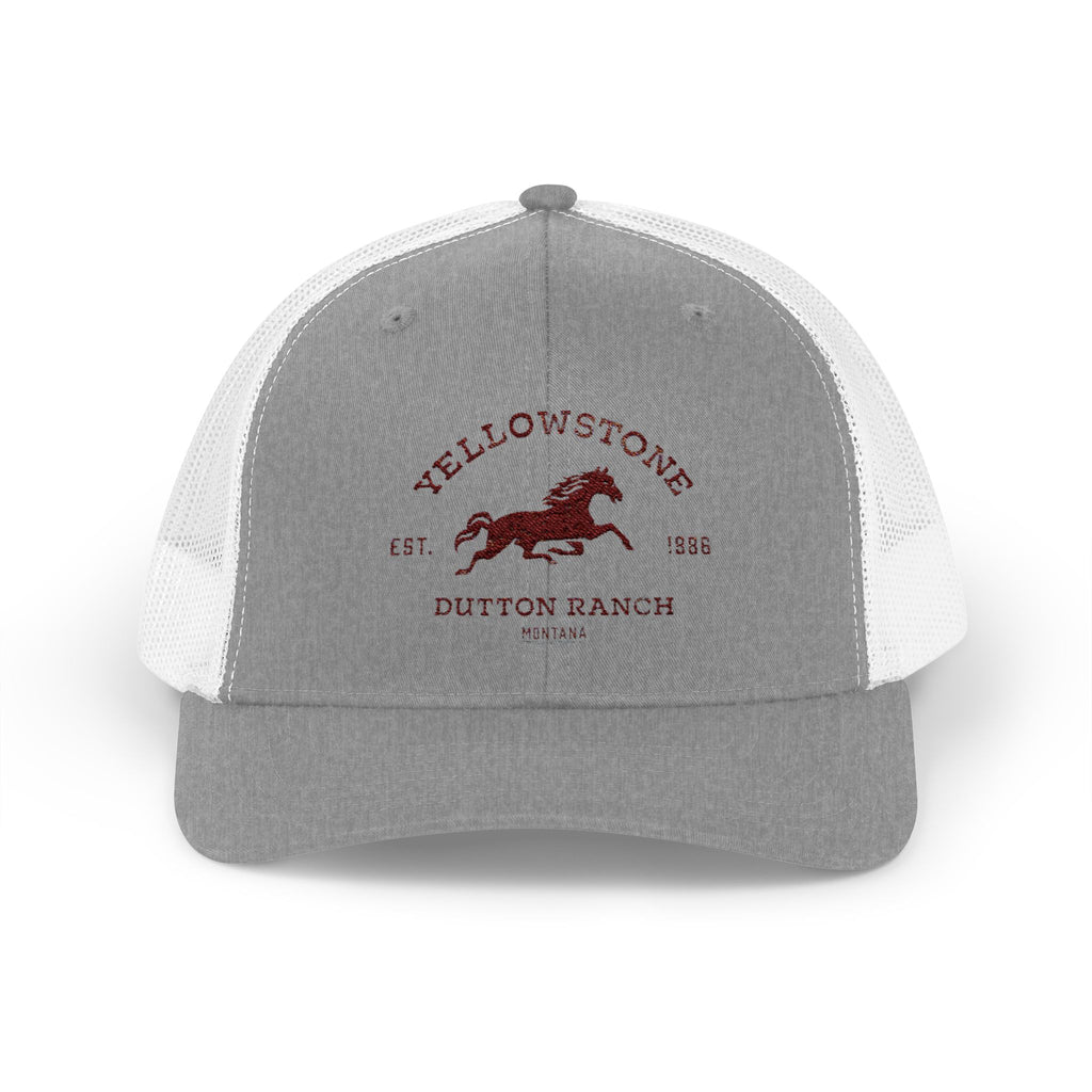Yellowstone Outlaw Ranch Trucker Cap — Vintage Running Horse Snapback