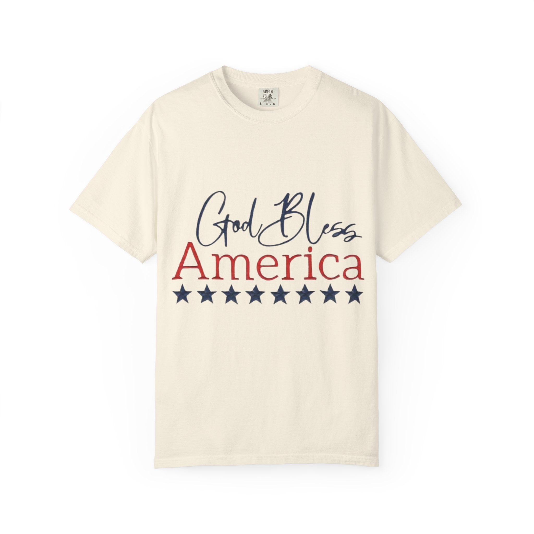 God Bless America T-Shirt — Patriotic Stars Tee for 4th of July