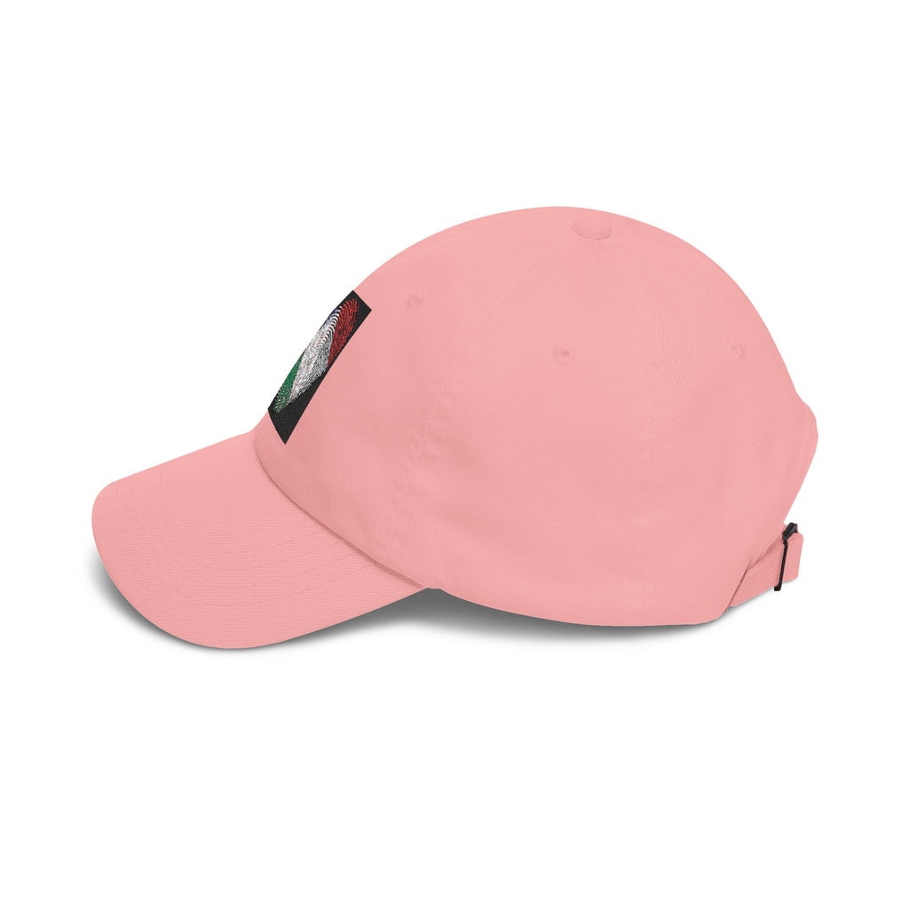 Dad Cap with USA & Italy  Heart Patch – Flag Love Baseball Hat