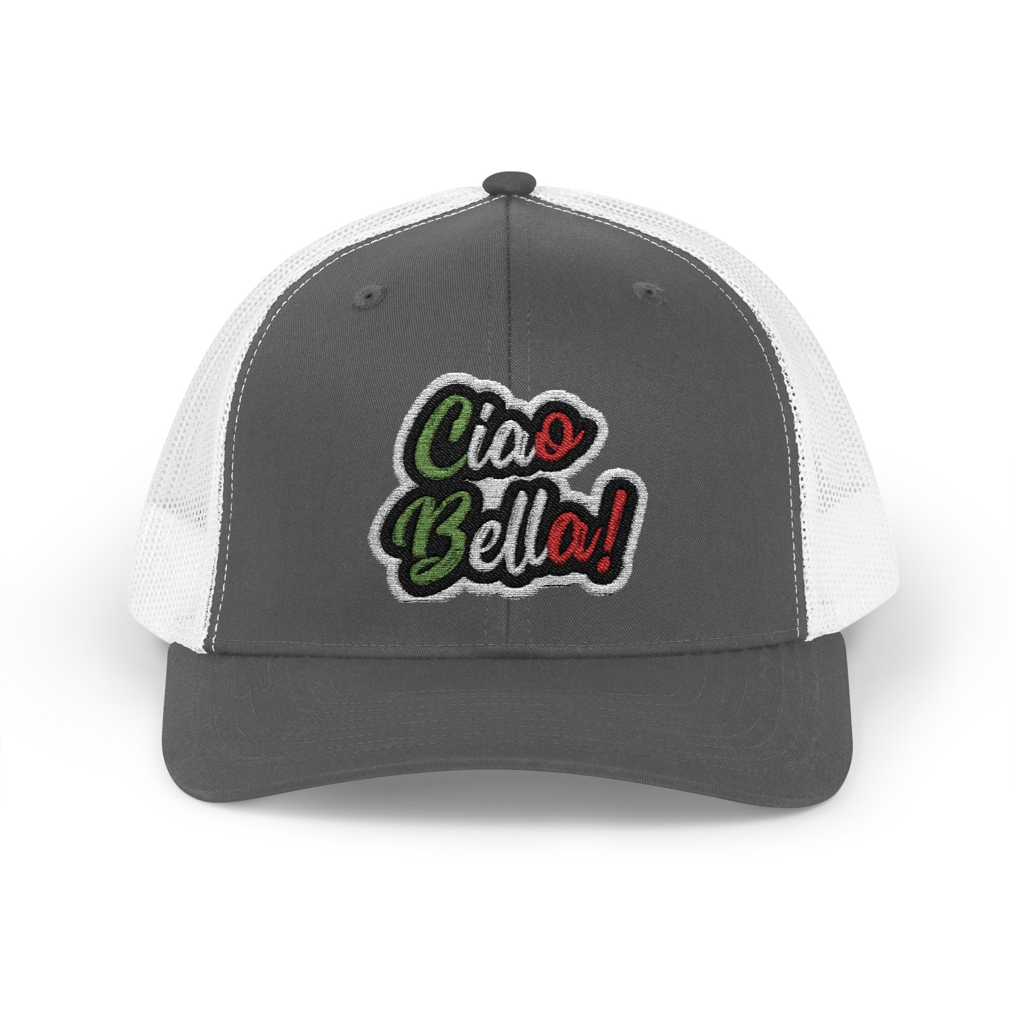 Ciao Bello Trucker Cap – Retro Italian Phrase Snapback