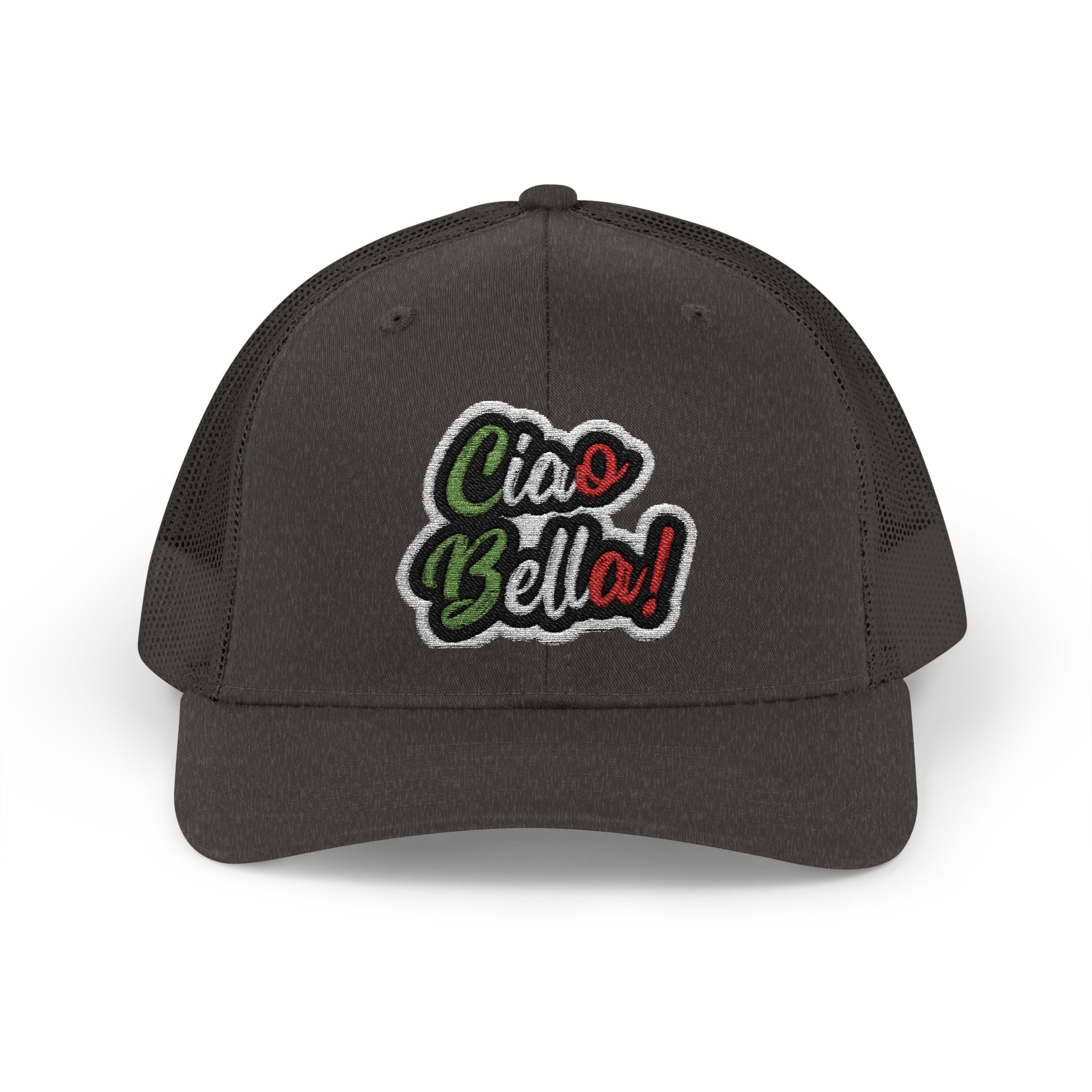Ciao Bello Trucker Cap – Retro Italian Phrase Snapback