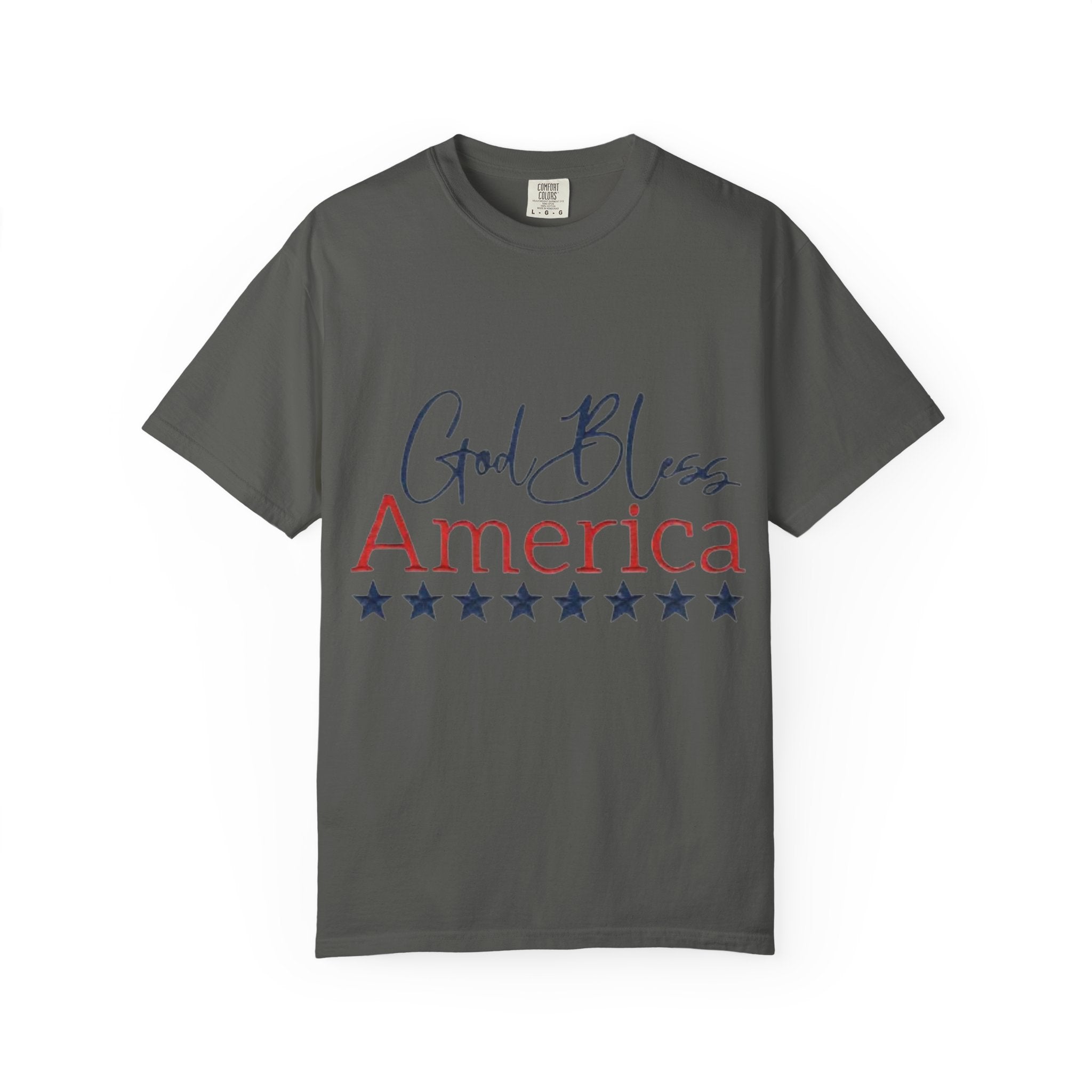 God Bless America T-Shirt — Patriotic Stars Tee for 4th of July