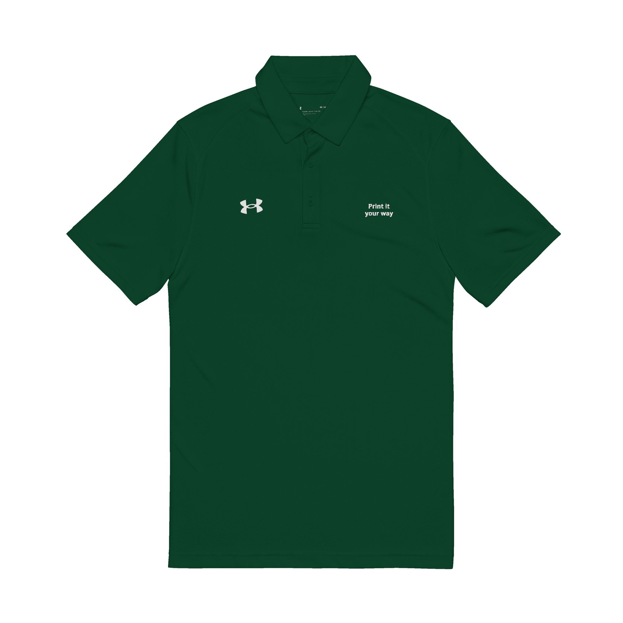 Men's Embroidered Polo Shirt - Under Armour Performance Polo