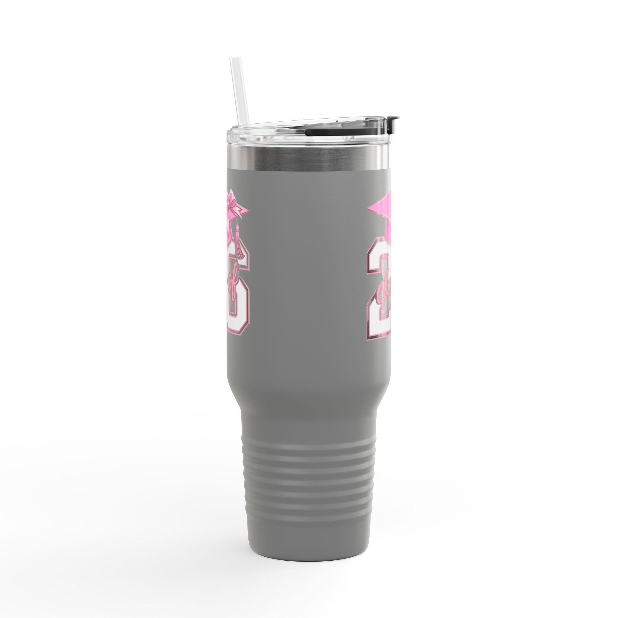 Class of ’20 Pink Graduation 40oz Insulated Travel Mug