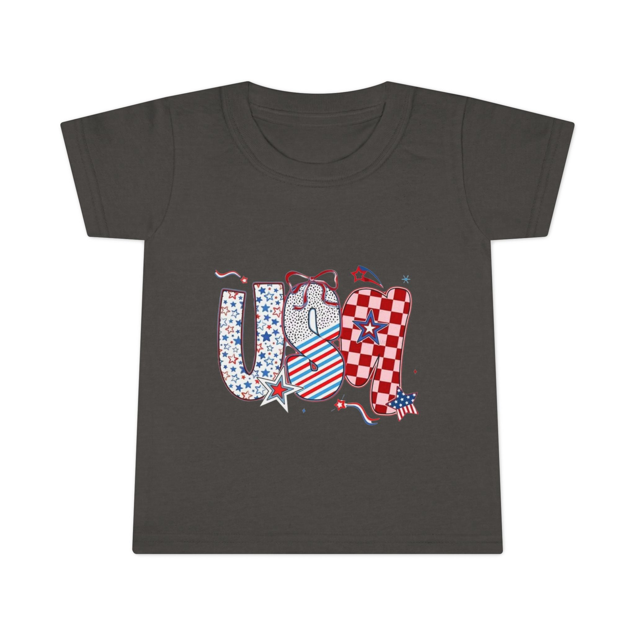 Toddler T-Shirt — Patriotic USA Stars & Stripes Fourth of July Tee