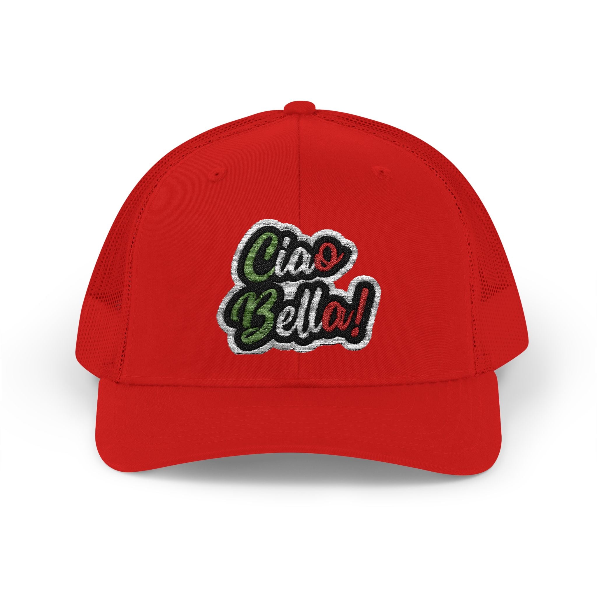 Ciao Bello Trucker Cap – Retro Italian Phrase Snapback