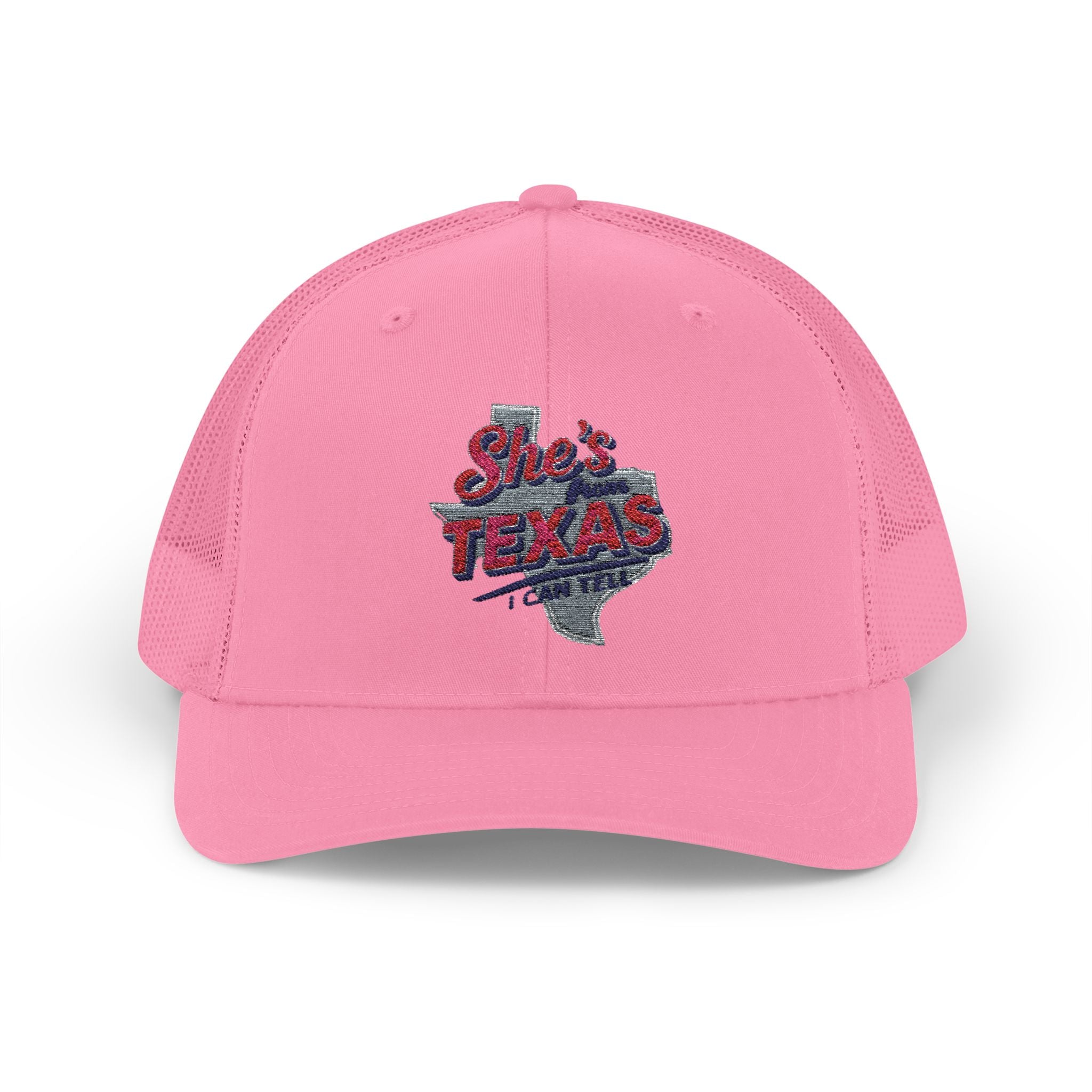 She's Texas Snapback Trucker Cap — Floral Texas State Logo Hat
