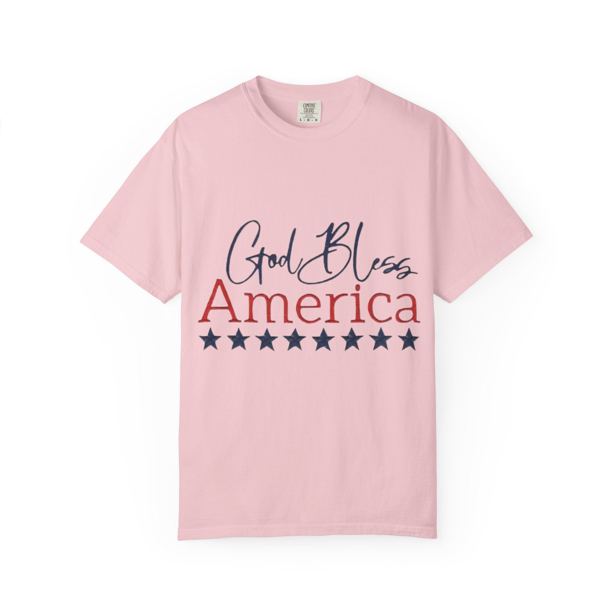 God Bless America T-Shirt — Patriotic Stars Tee for 4th of July